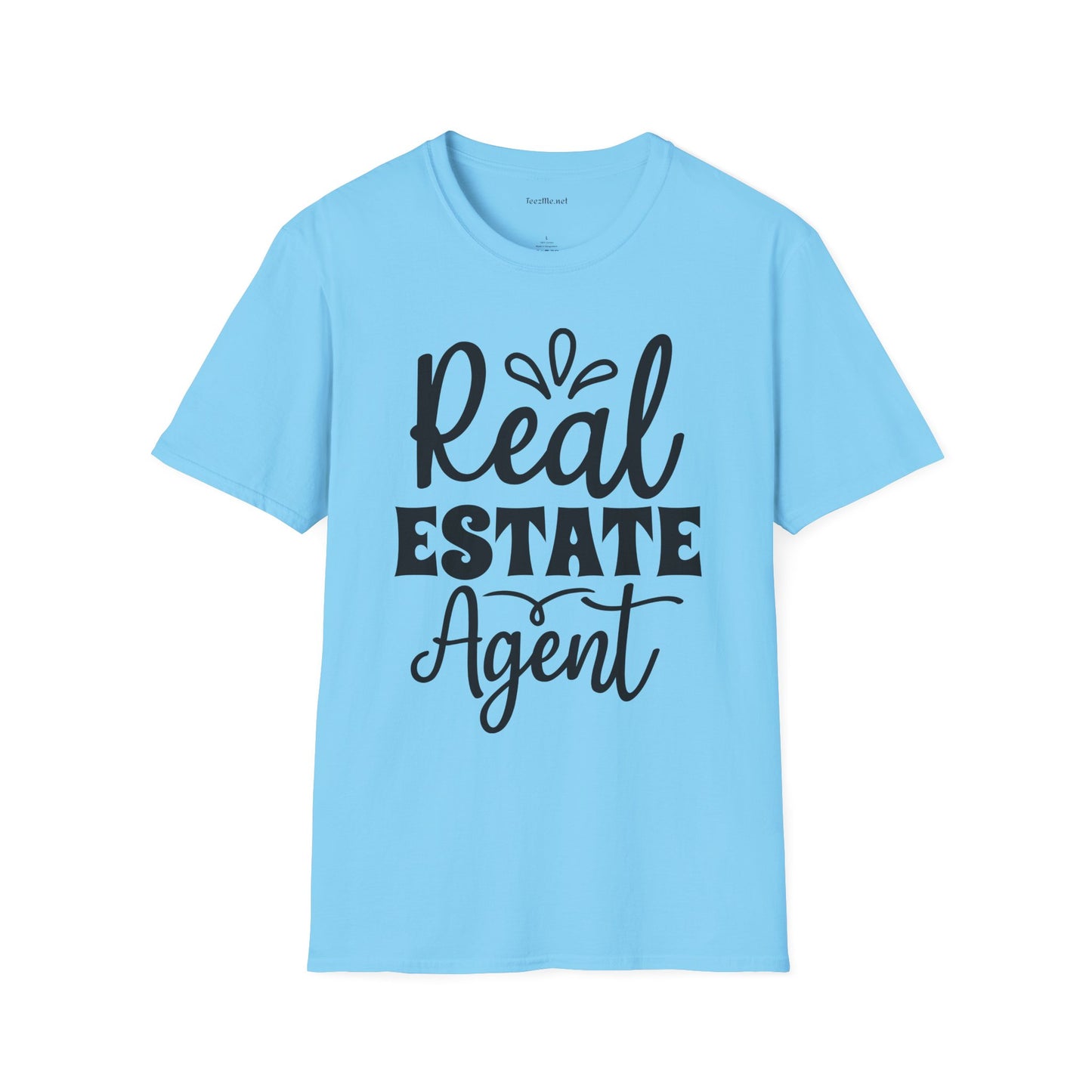 Real Estate Agent Unisex Soft Style T-Shirt 100% Cotton Graphic
