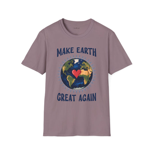 Make Earth Great 01 Unisex Softstyle T-Shirt 100% Cotton