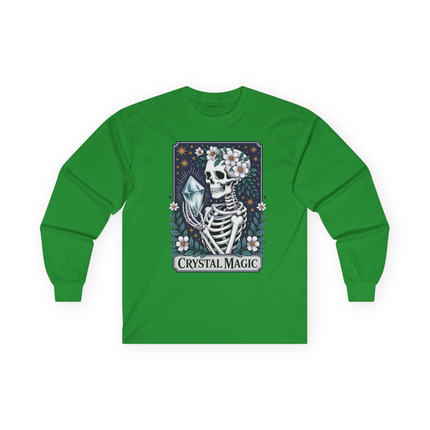 Crystal Magic Skeleton Unisex Ultra Cotton Long Sleeve Tee