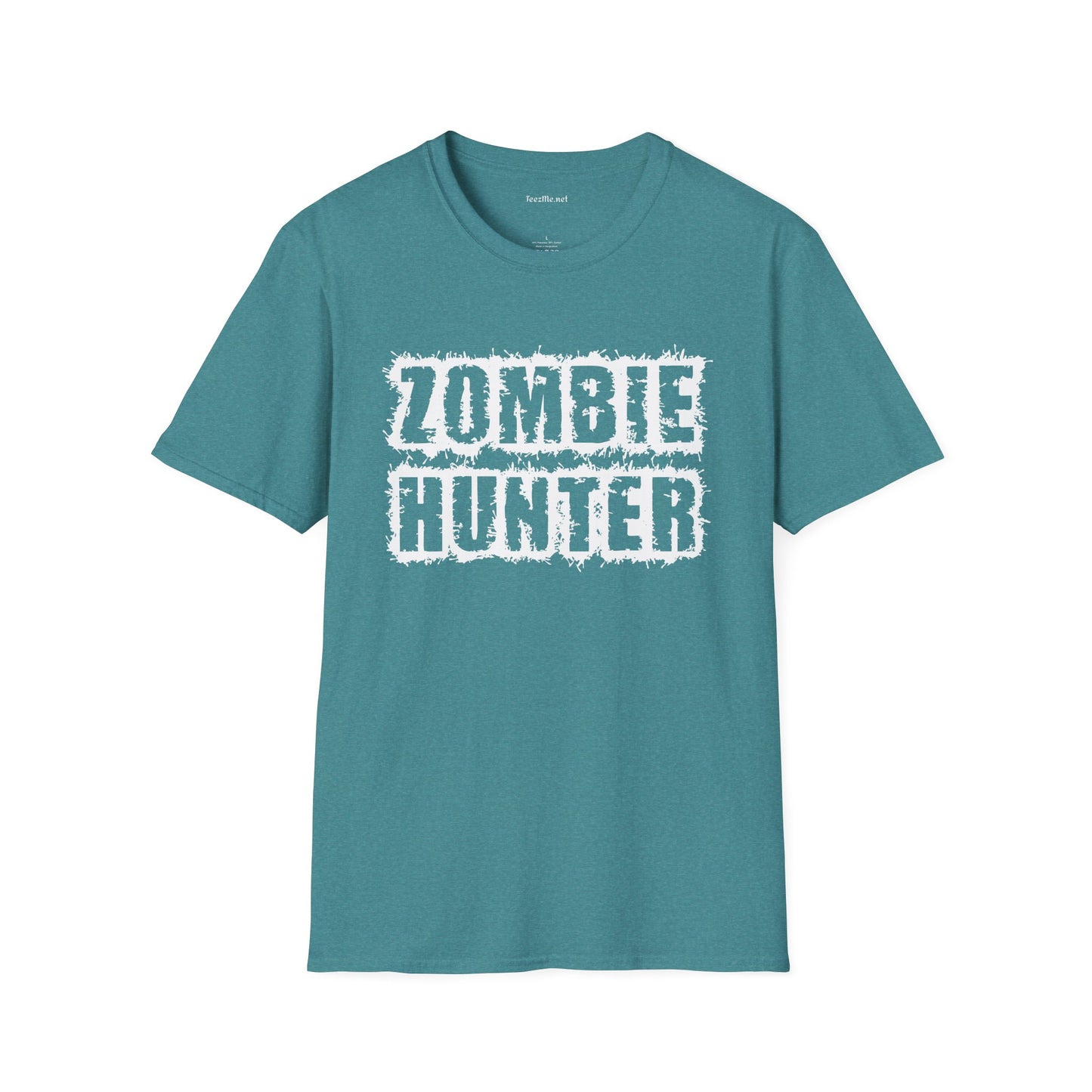 Zombie Hunter Unisex Softstyle T-Shirt 100% Cotton Graphic