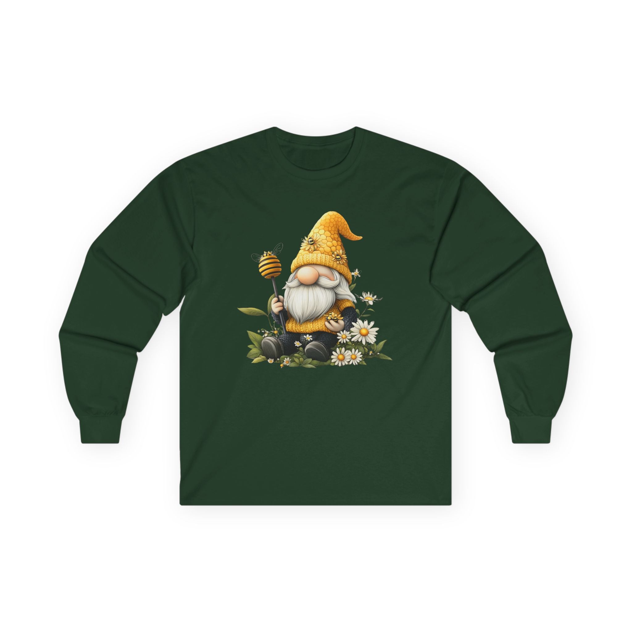 Honey Bee Gnome 01 Unisex Ultra Cotton Long Sleeve Tee