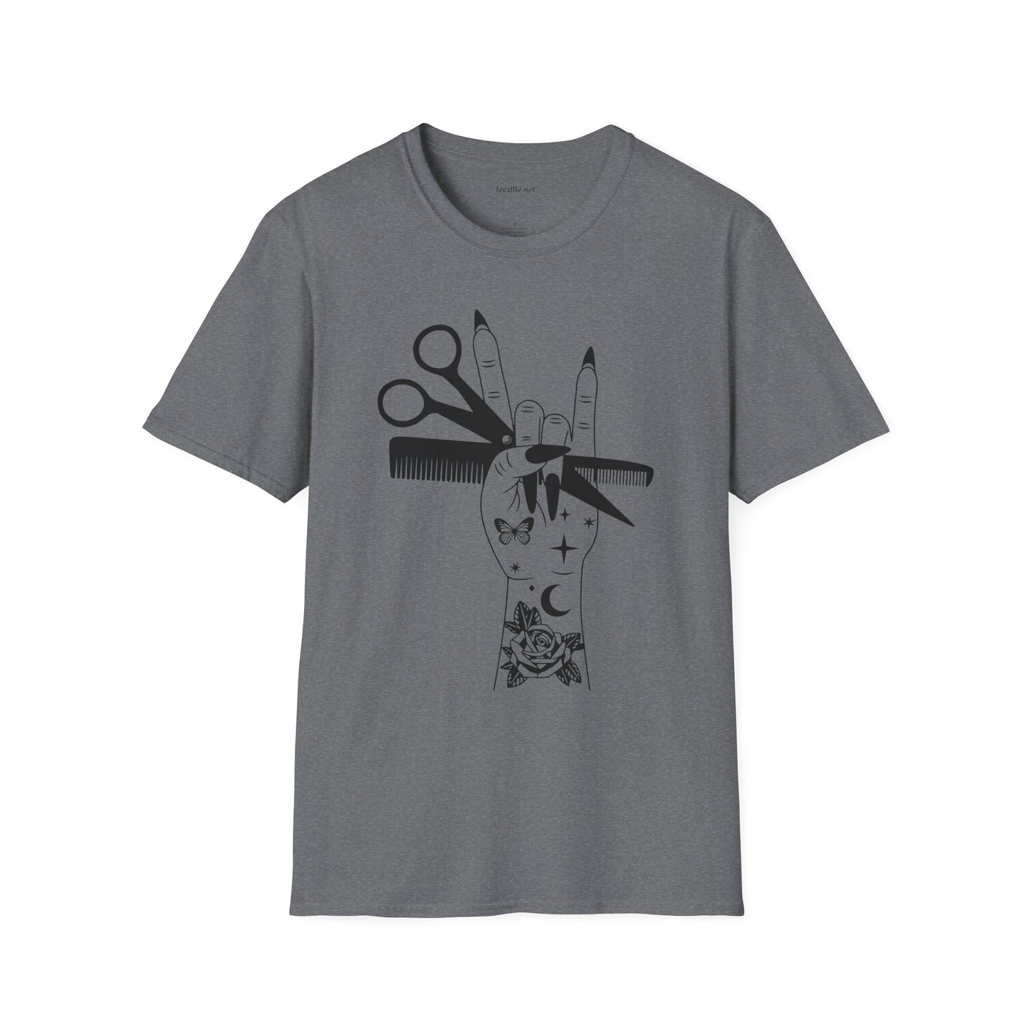 Hairstylist Boho Unisex Softstyle T-Shirt 100% Cotton Graphic