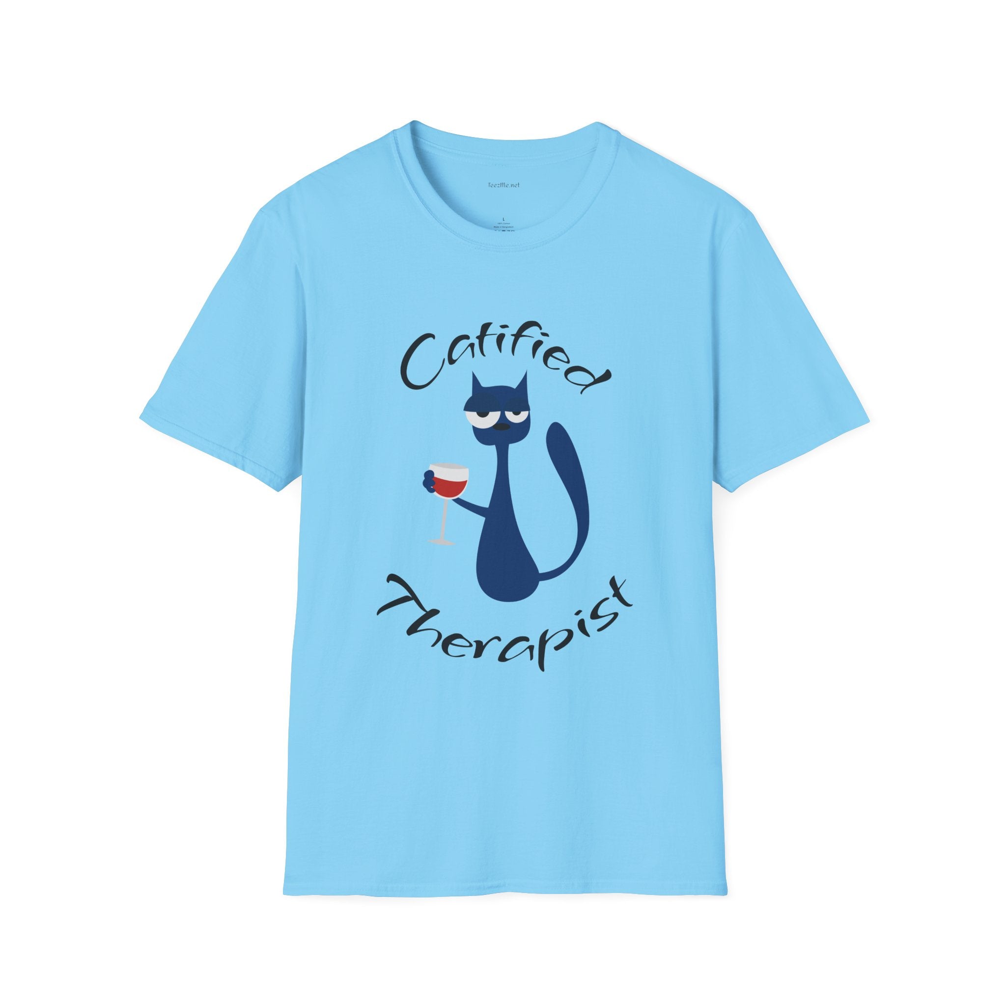 Catified Therapist - Unisex Softstyle T-Shirt 100% Cotton Graphic