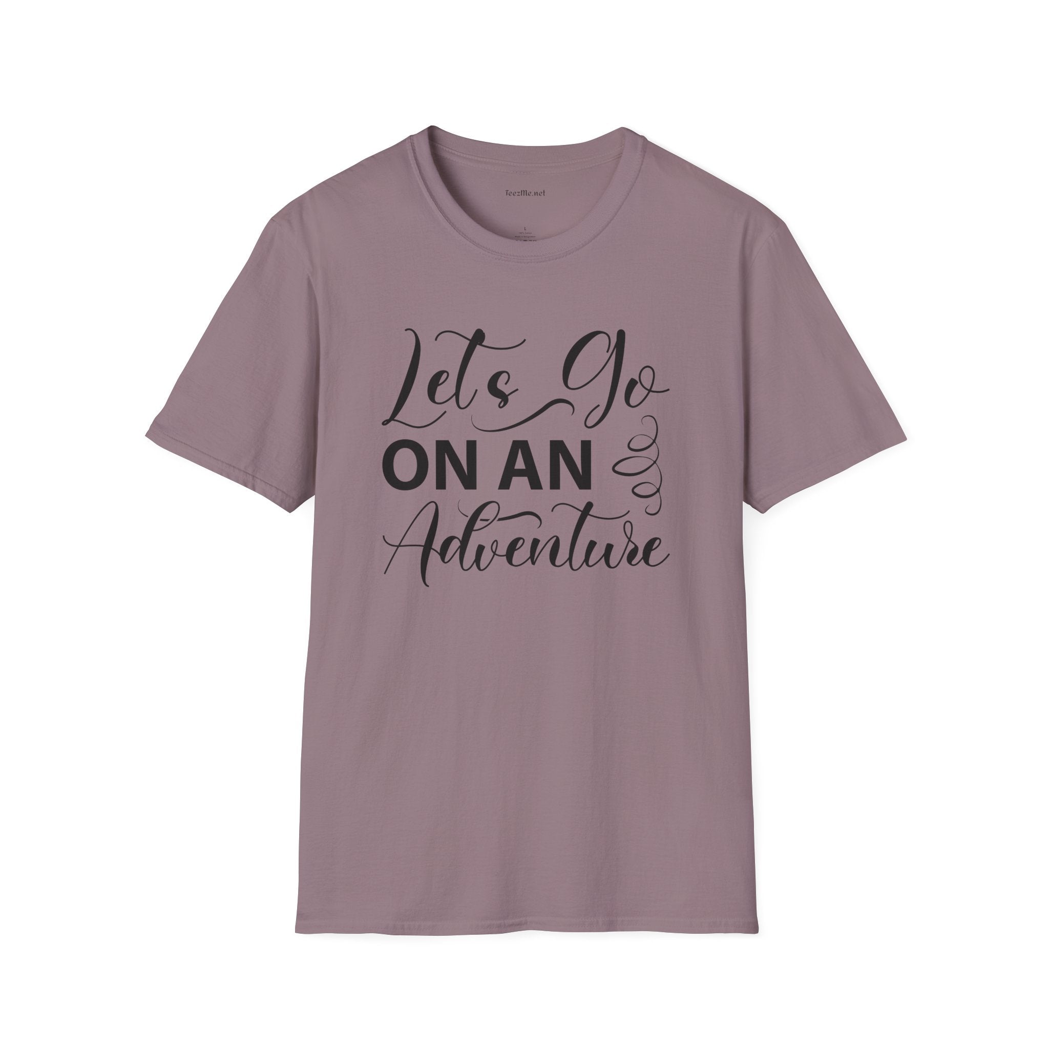 Let's Go On an Adventure Unisex Softstyle T-Shirt 100% Cotton Graphic