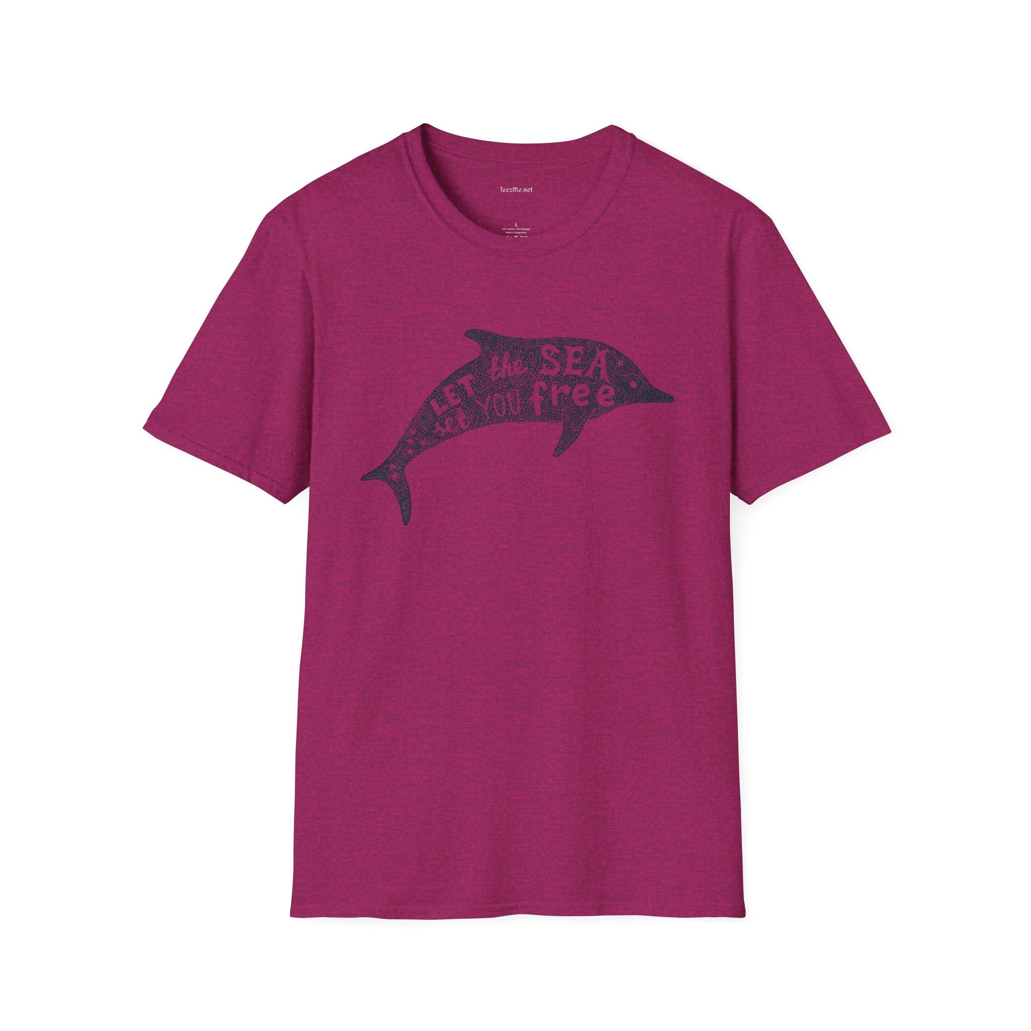 Let the sea - Unisex Softstyle T-Shirt 100% Cotton Graphic