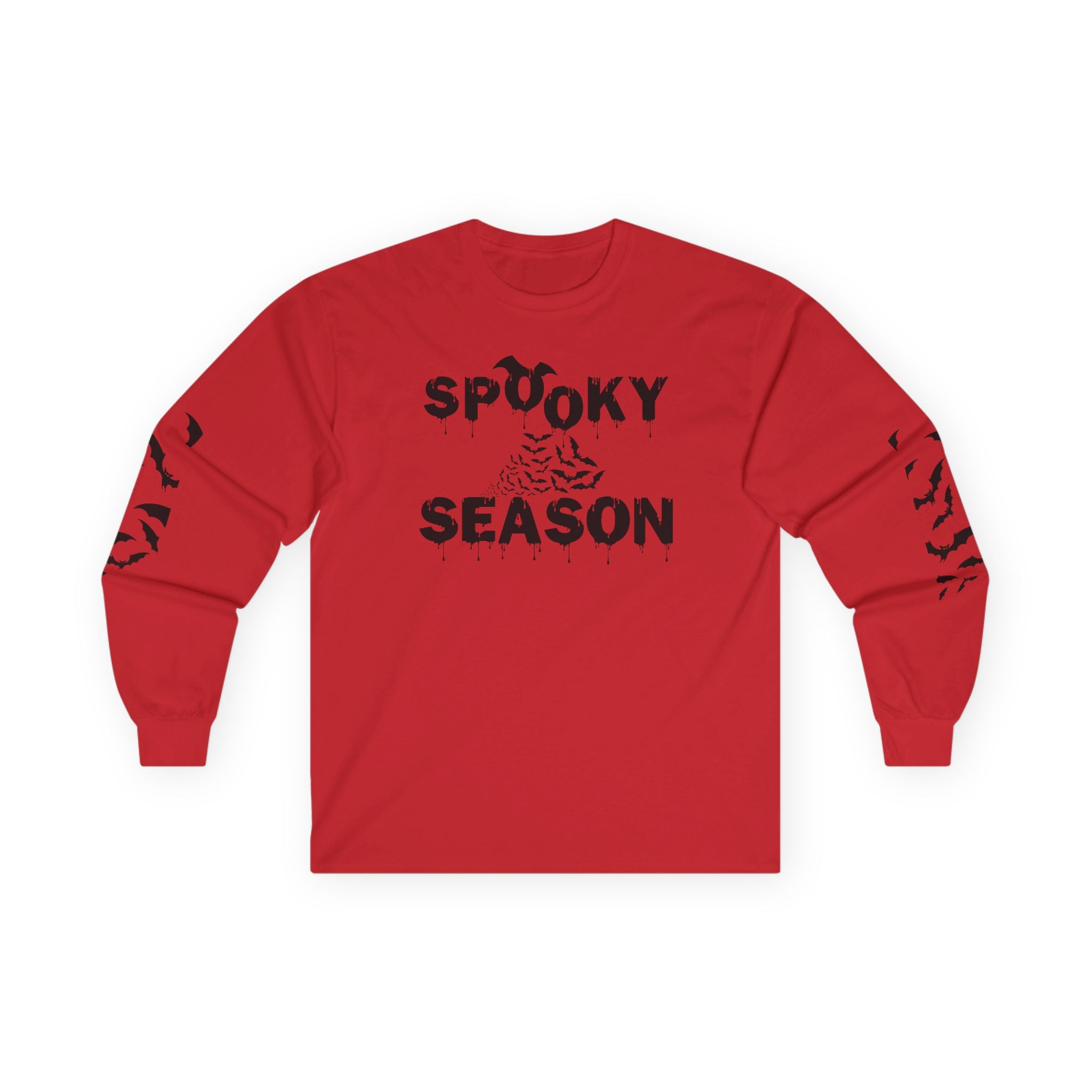 Spooky Season with Bats Unisex Ultra Cotton Long Sleeve Tee