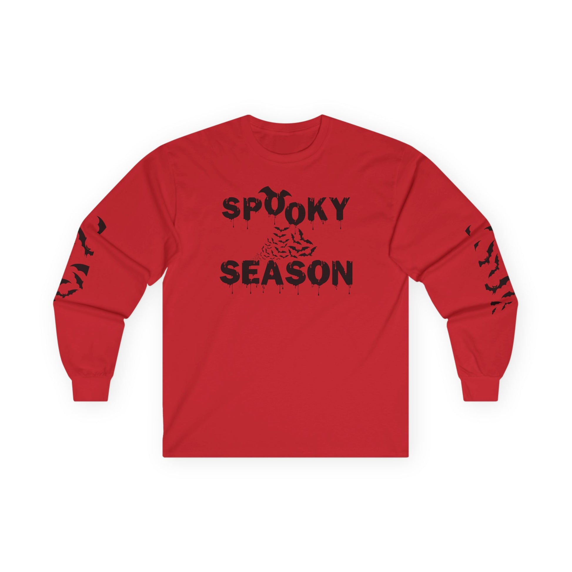 Spooky Season with Bats Unisex Ultra Cotton Long Sleeve Tee