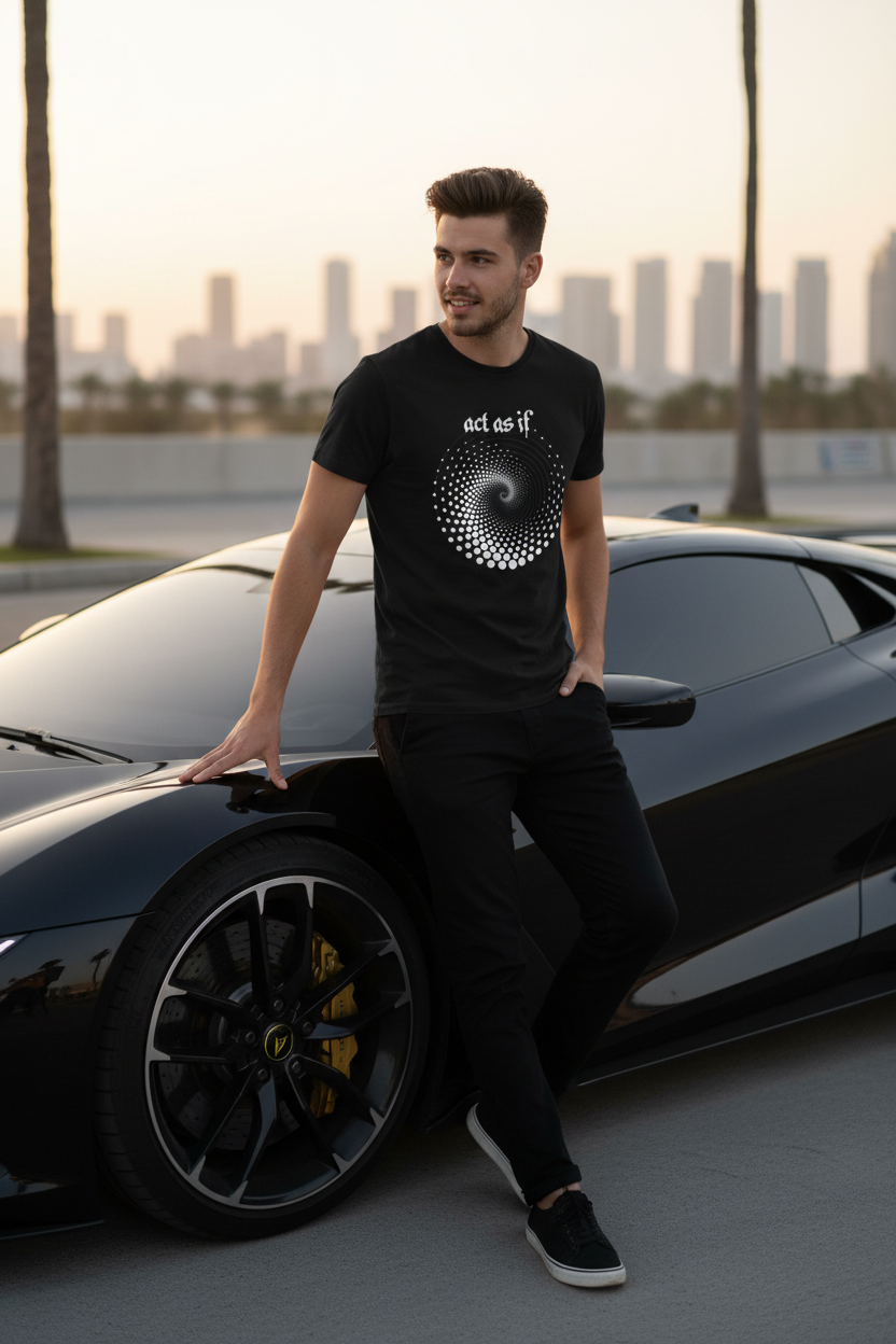 Act As If - Unisex Softstyle T-Shirt 100% Cotton Graphic