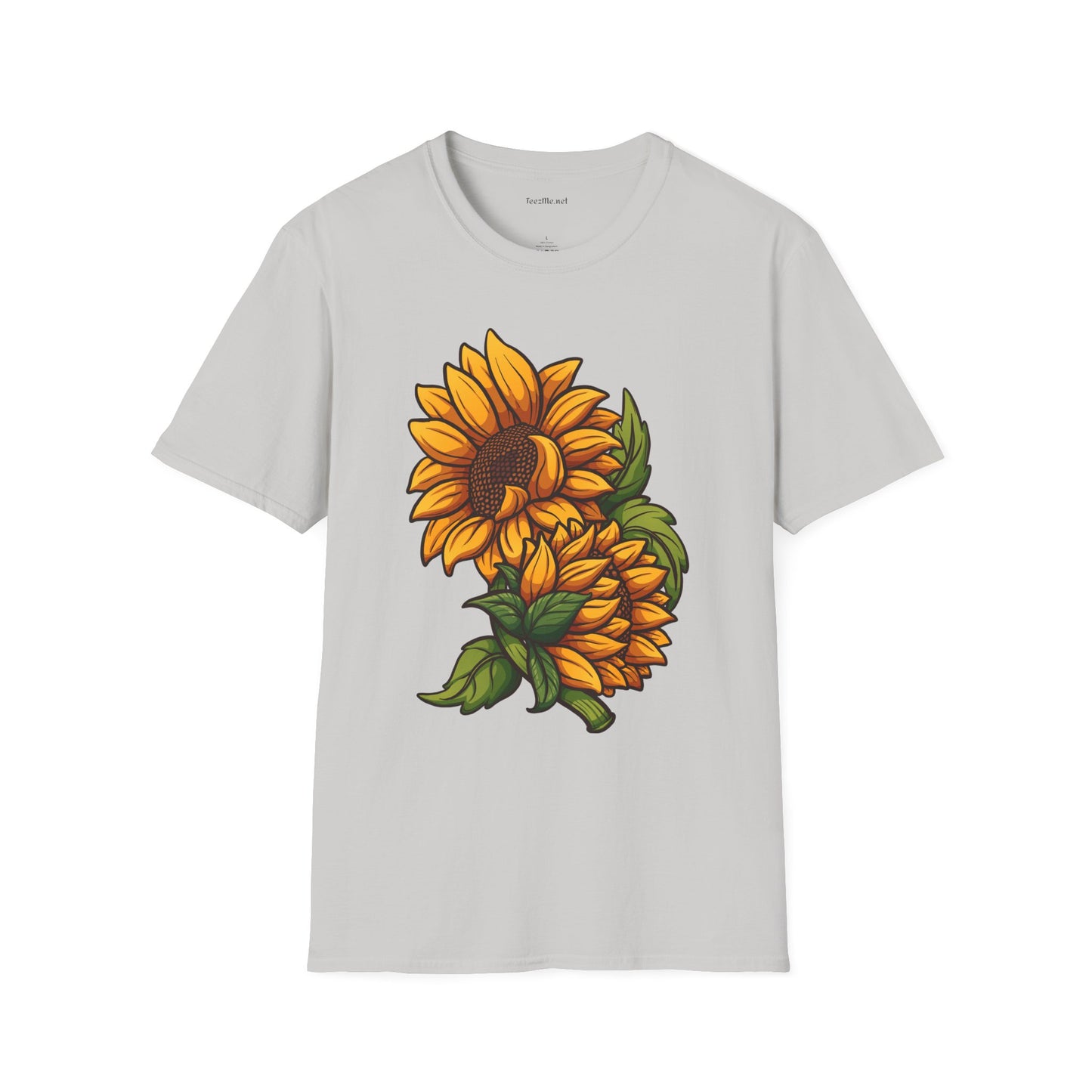 Sunflower (image) - Unisex Softstyle T-Shirt 100% Cotton Graphic