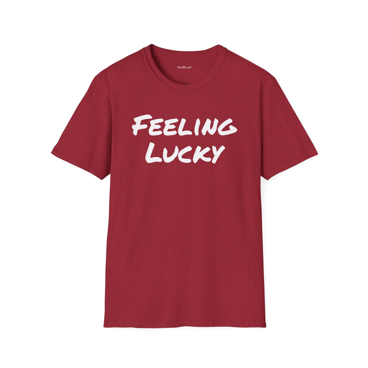 Feeling Lucky - Unisex Softstyle T-Shirt 100% Cotton Graphic