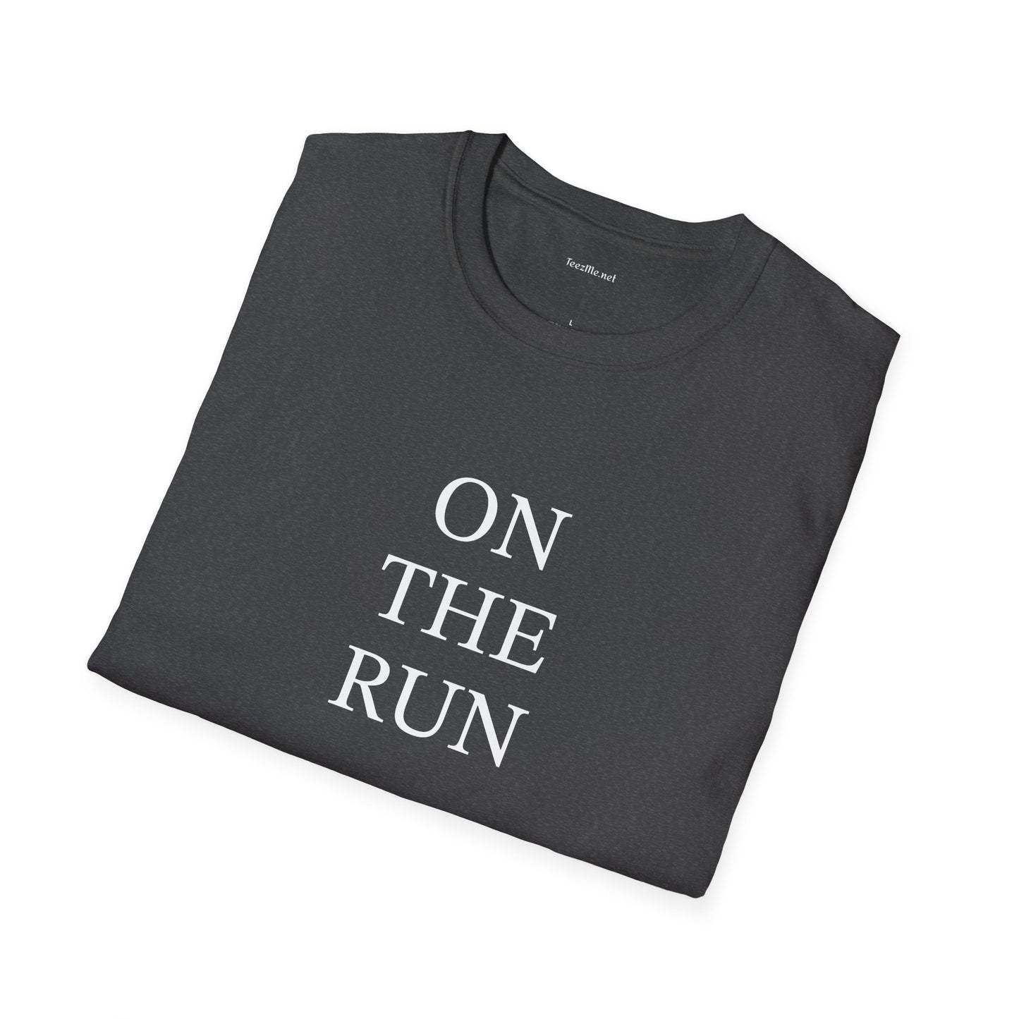 ON THE RUN - Unisex Softstyle T-Shirt 100% Cotton Graphic