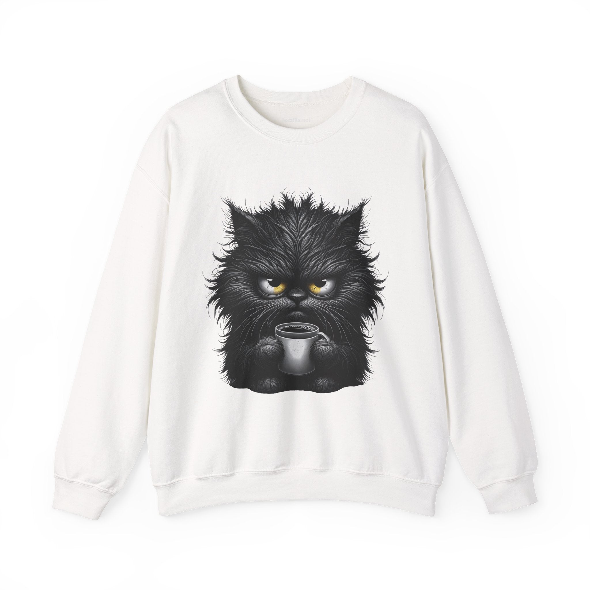 Adorable Grumpy Cat Unisex Heavy Blend™ Crewneck Sweatshirt Graphic