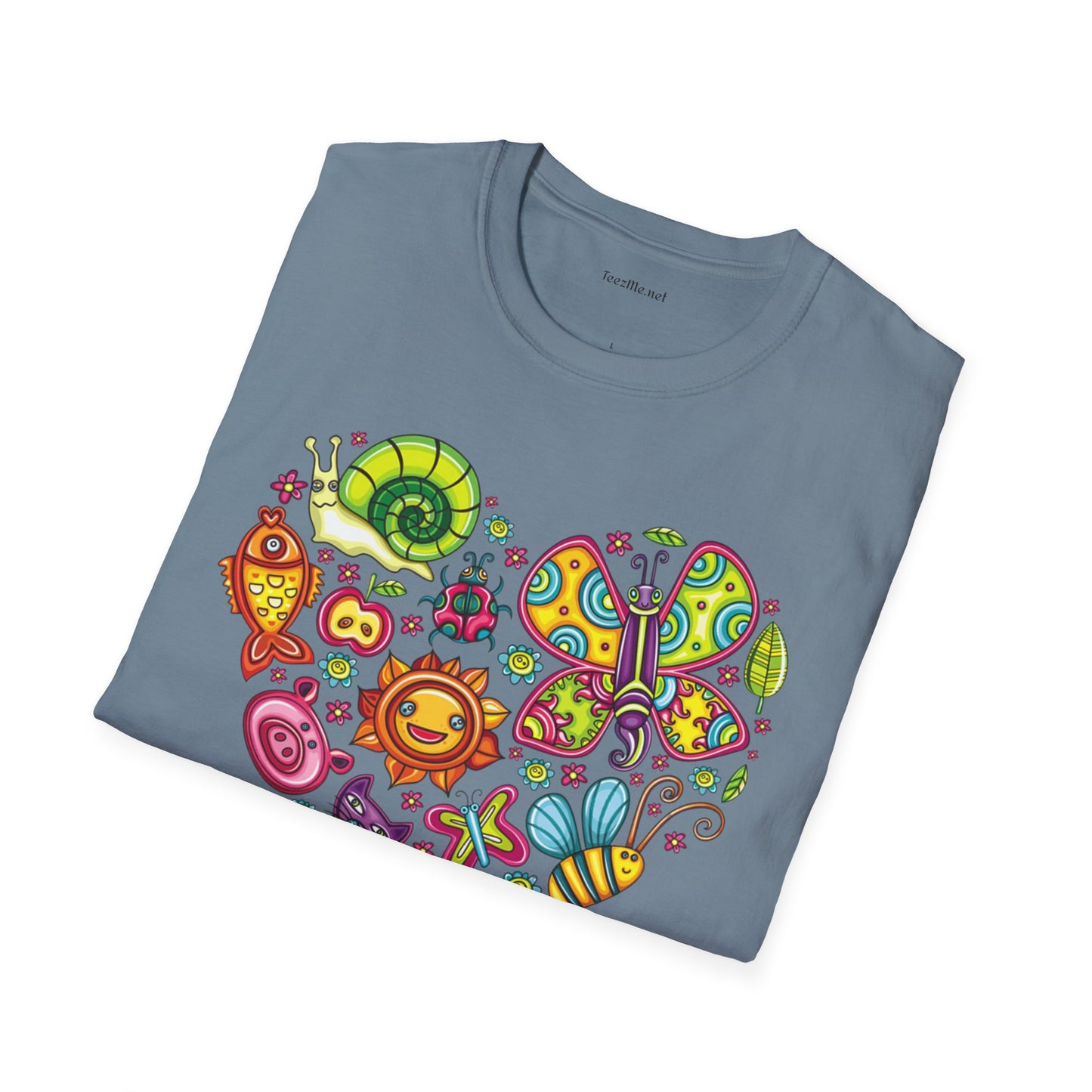 I love nature Unisex SoftStyle T-Shirt 100% Cotton Graphic