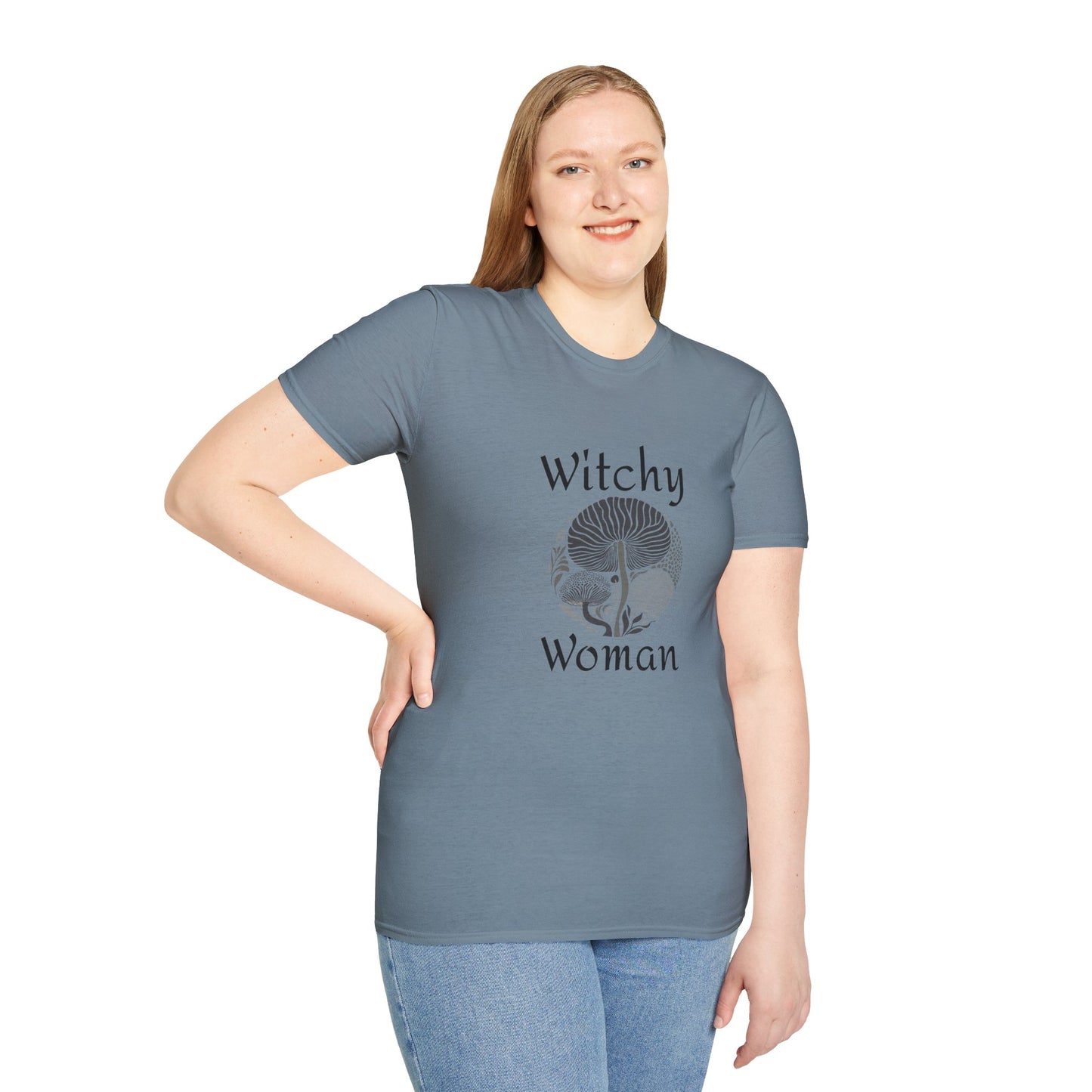 Witchy Woman - Unisex Softstyle T-Shirt 100% Cotton Graphic