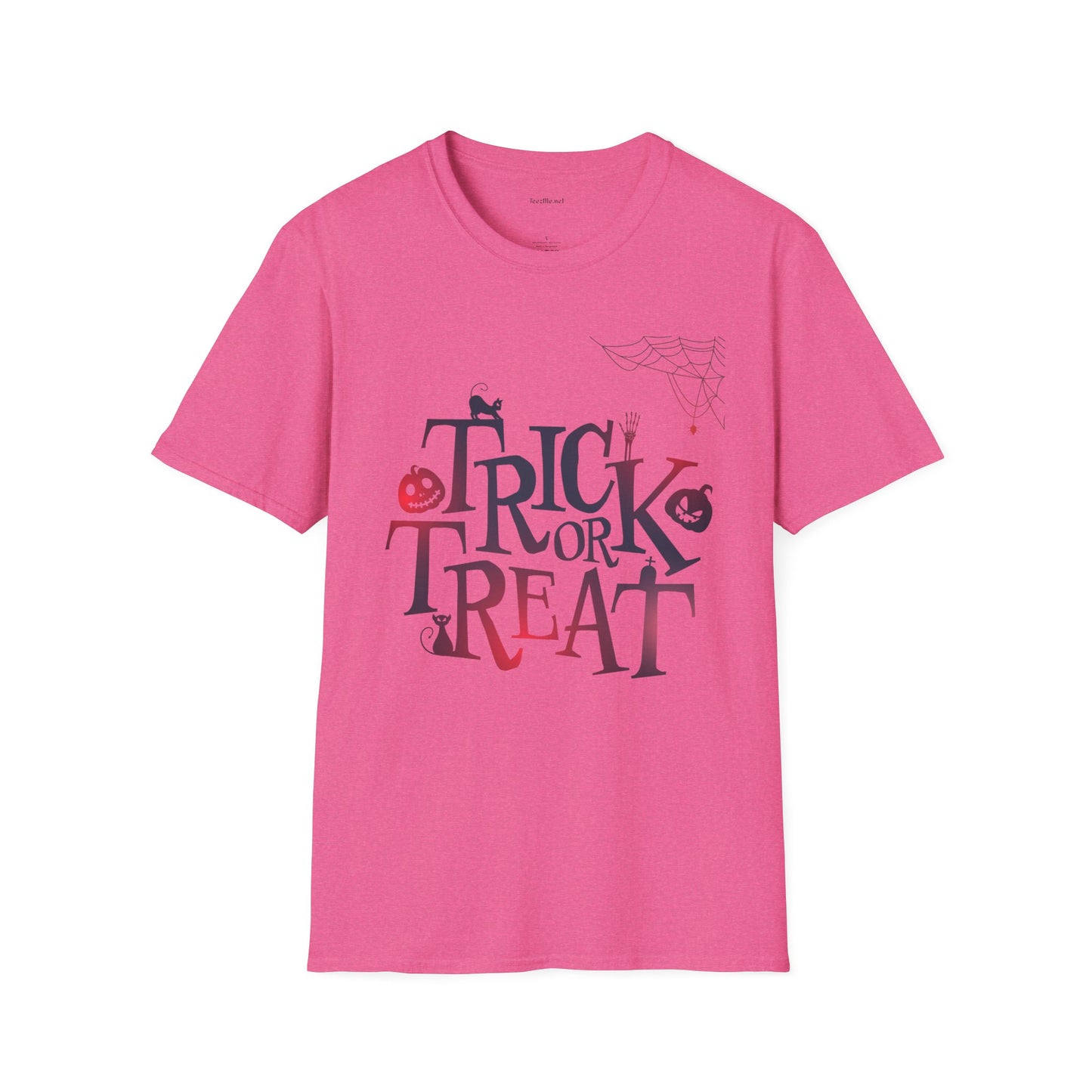 Trick or Treat - Unisex Softstyle T-Shirt 100% Cotton Graphic