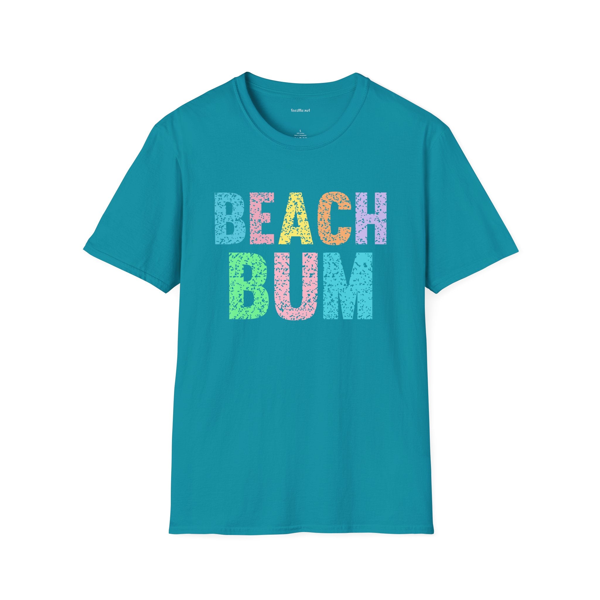 Beach Bum - Unisex Softstyle T-Shirt 100% Cotton Graphic