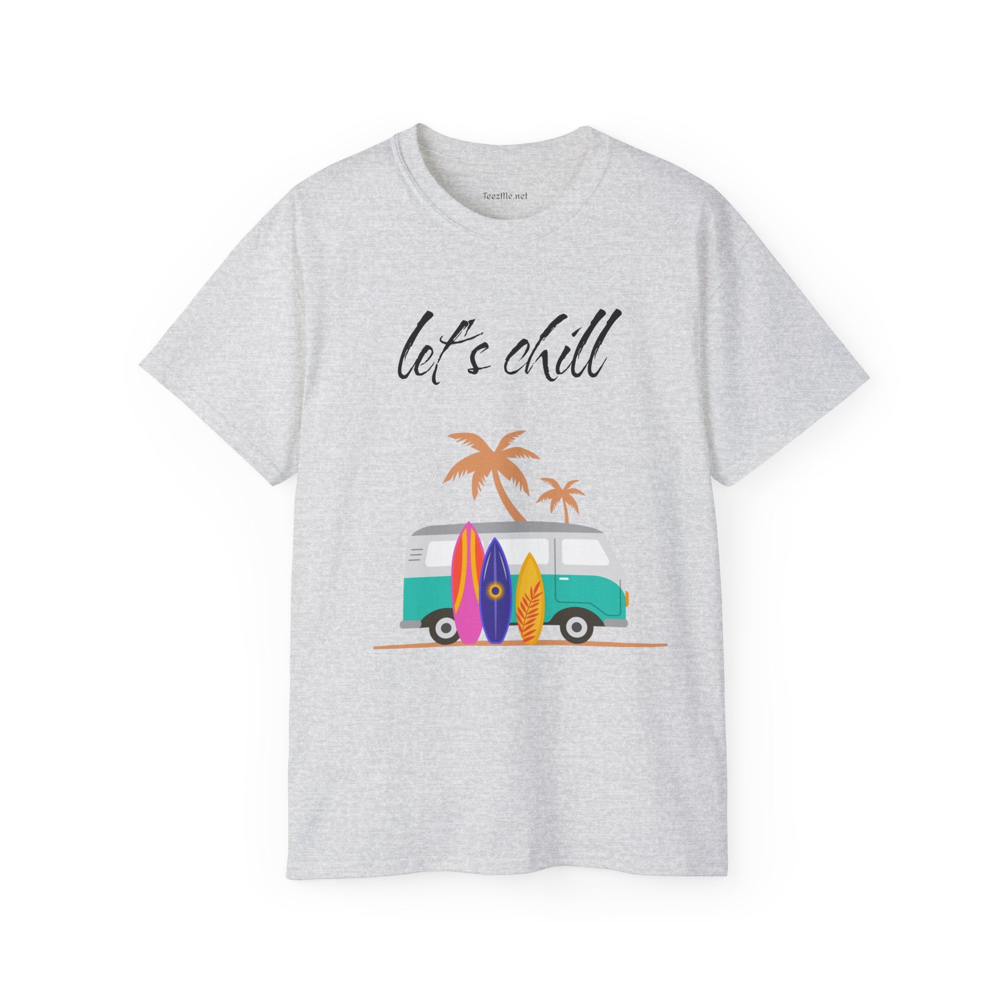 Let's chill - Unisex Ultra Cotton Tee 100% Cotton Graphic