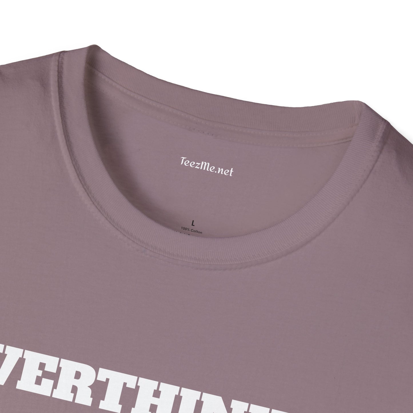 OVERTHINKER - Unisex Softstyle T-Shirt 100% Cotton Graphic