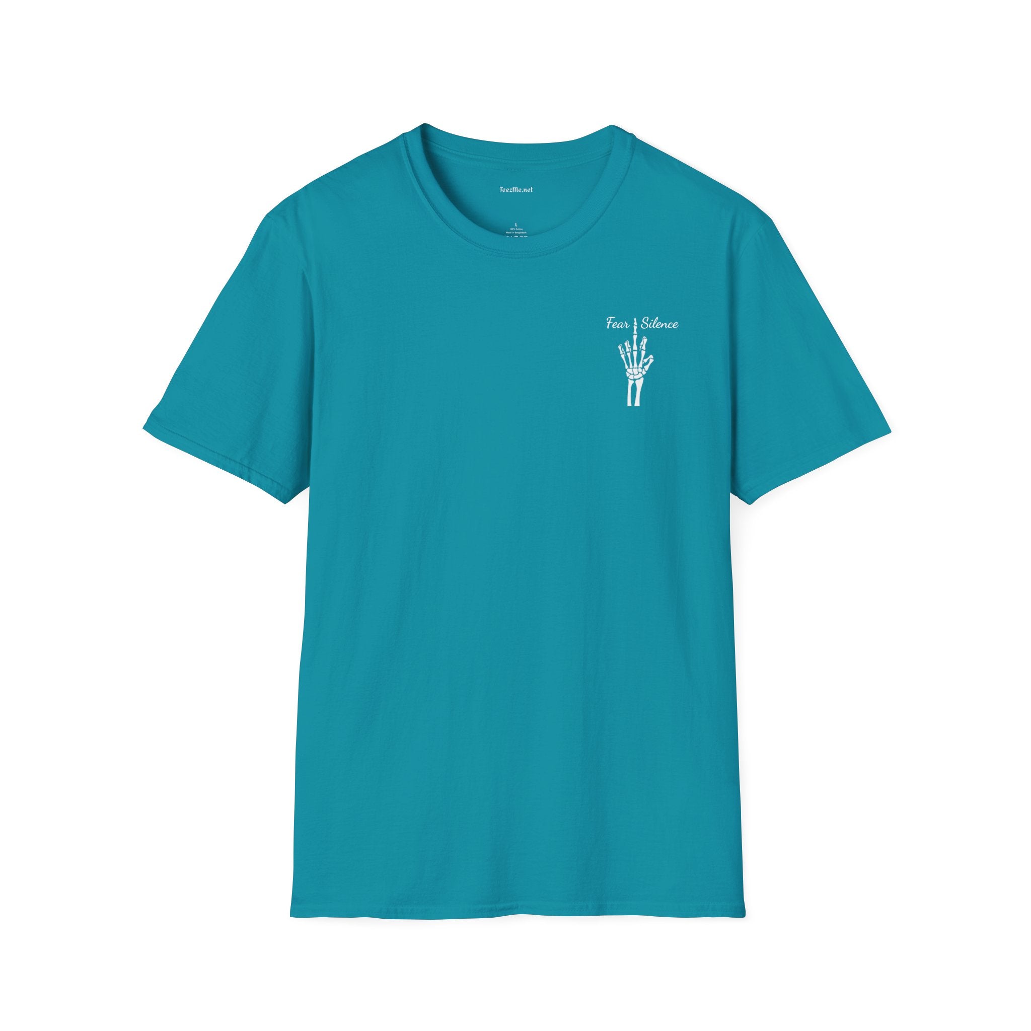 Fear Silence - Unisex Softstyle T-Shirt 100% Cotton Graphic