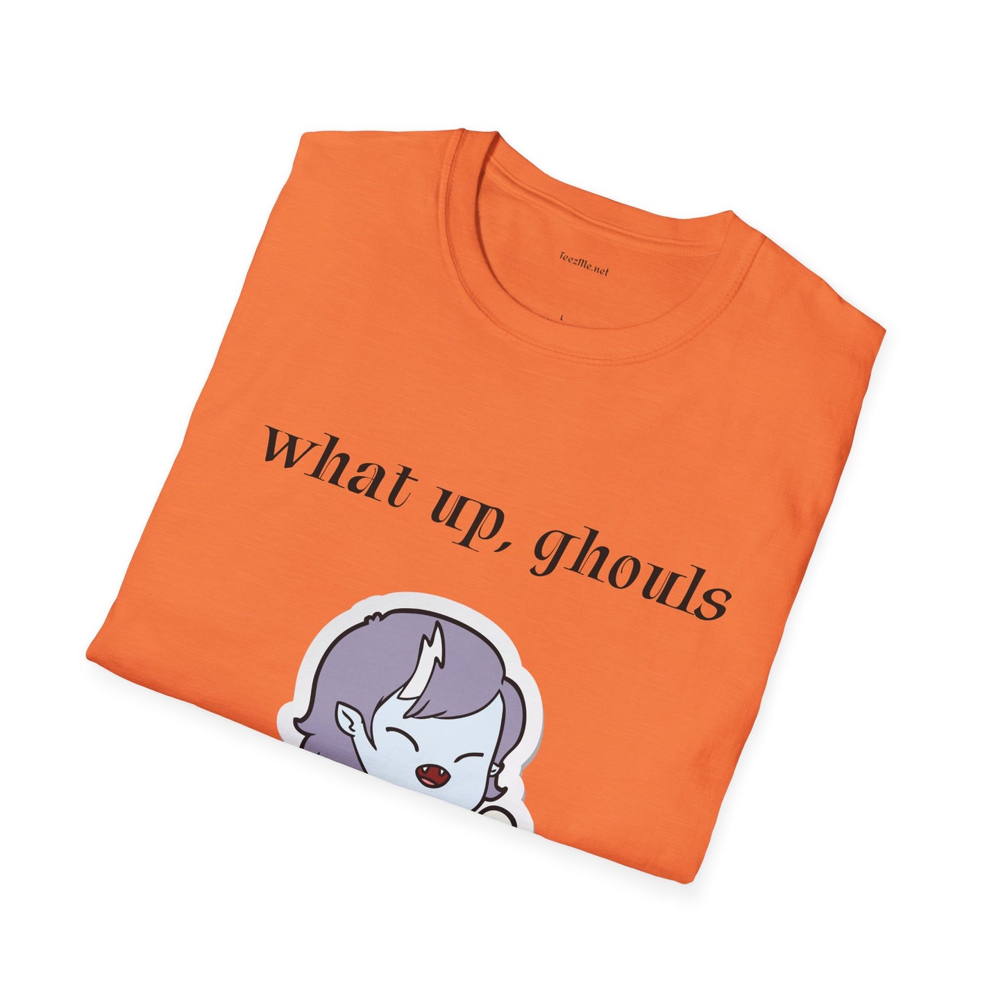 What up, ghouls - Unisex Softstyle T-Shirt 100% Cotton Graphic