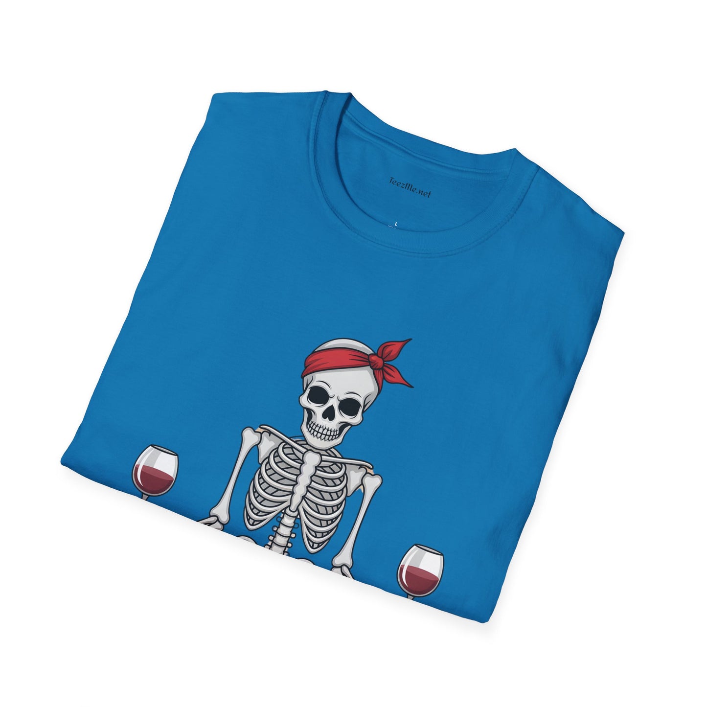 Namaste Skeleton - Unisex Softstyle T-Shirt 100% Cotton Graphic