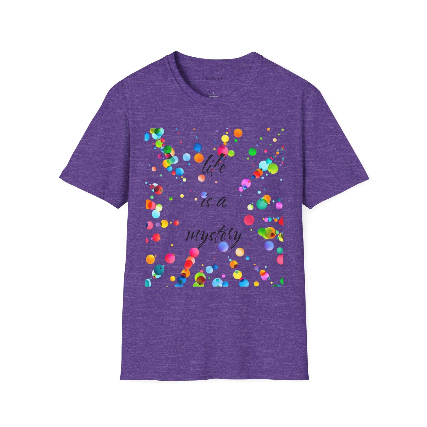 Life is a mystery - Unisex Softstyle T-Shirt 100% Cotton Graphic