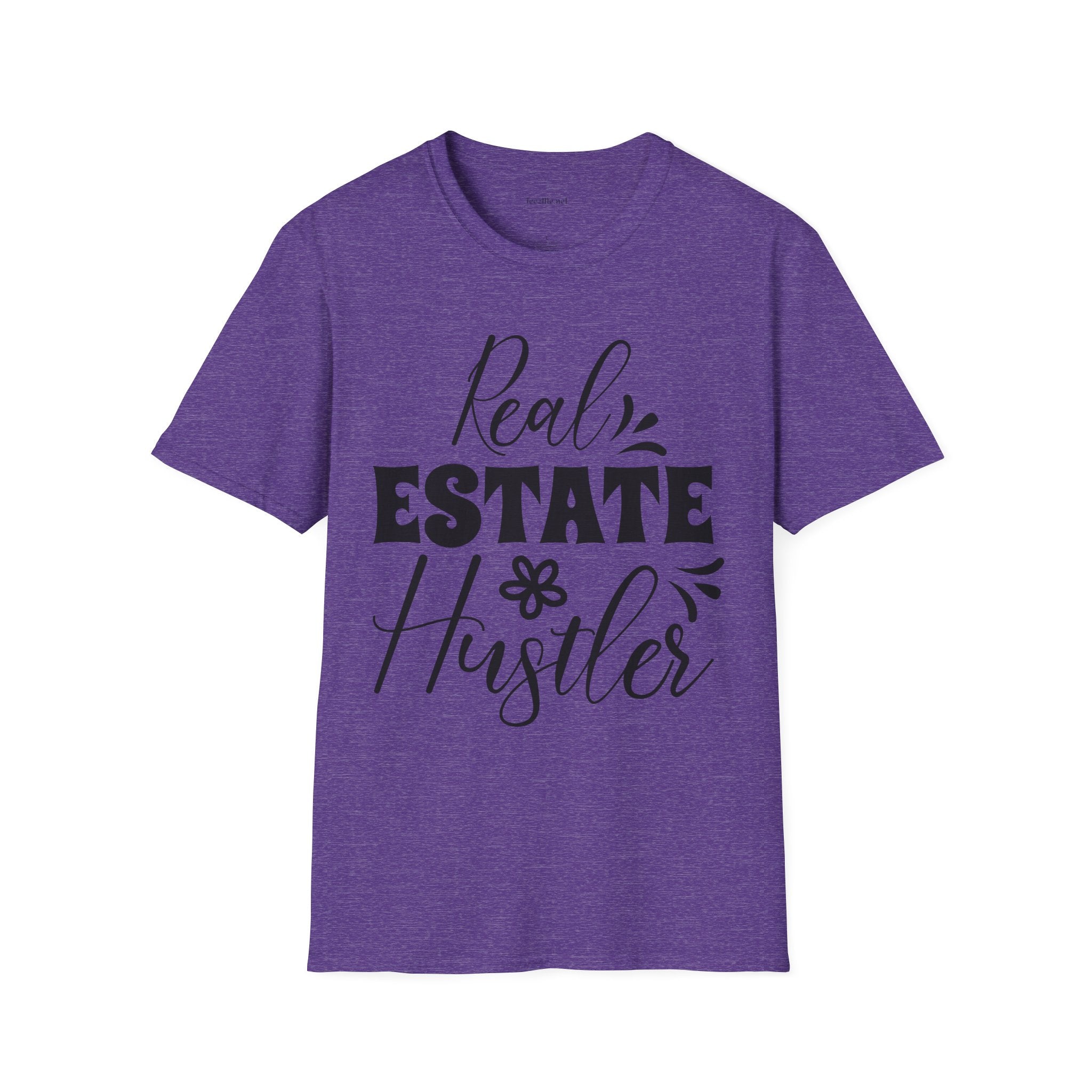 Real Estate Hustler Unisex Soft Style T-Shirt 100% Cotton Graphic