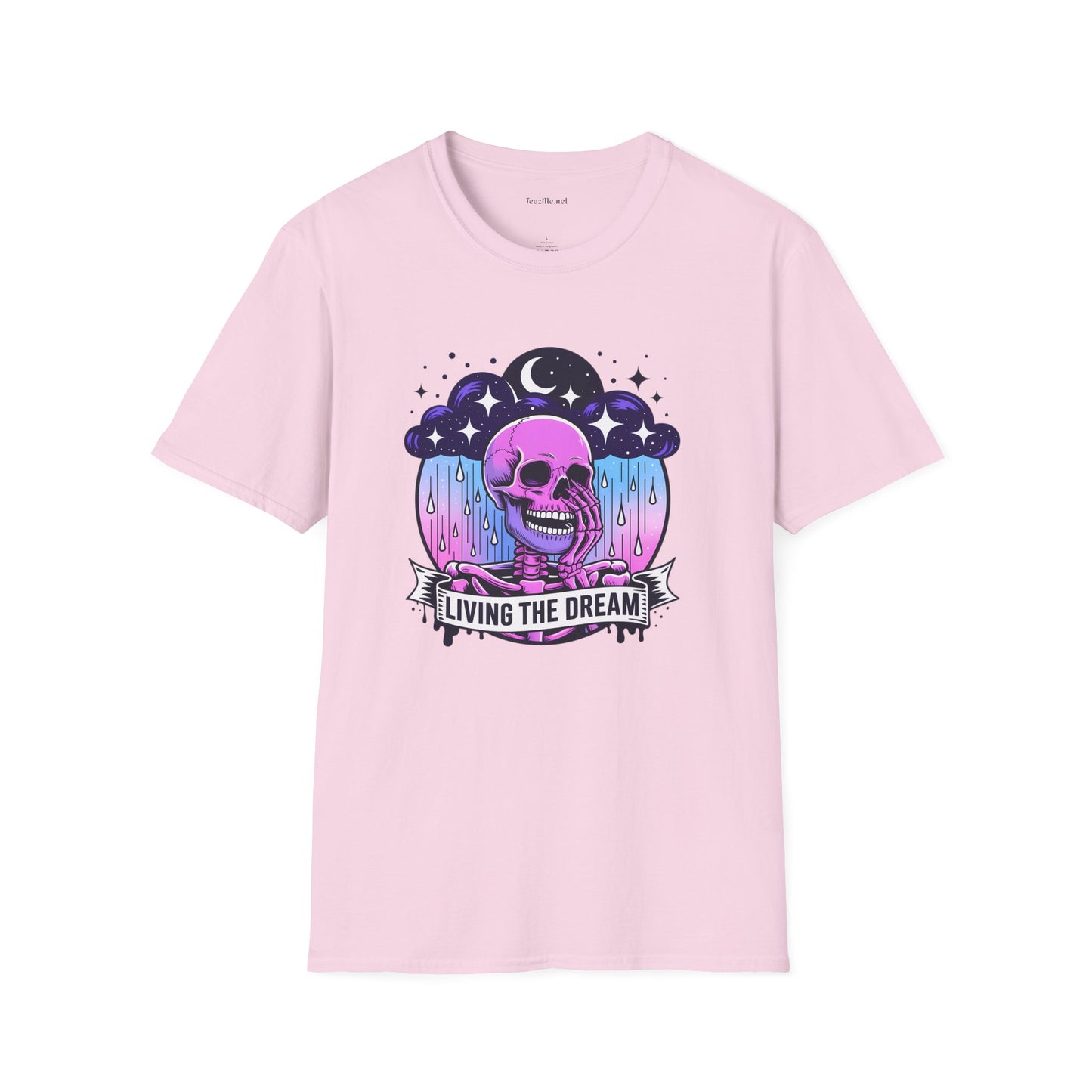 Living the Dream Unisex Softstyle T-Shirt 100% Cotton Graphic