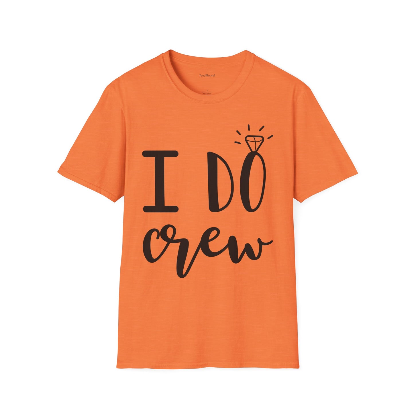 I DO Crew Unisex Softstyle T-Shirt 100% Cotton Graphic Bridal Party