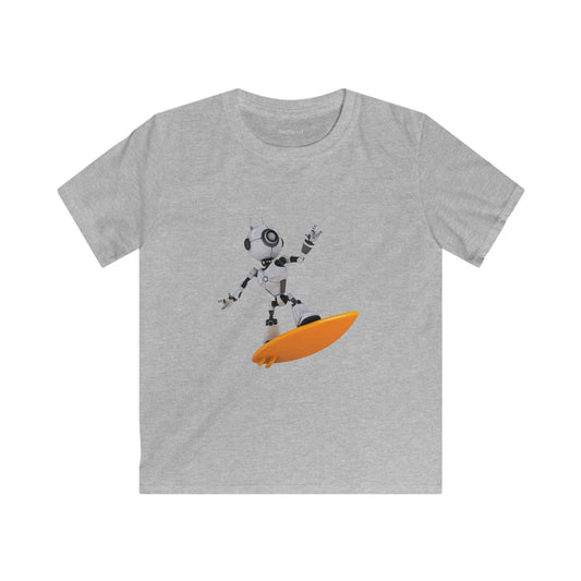 Robot Surfer- Softstyle Tee Children