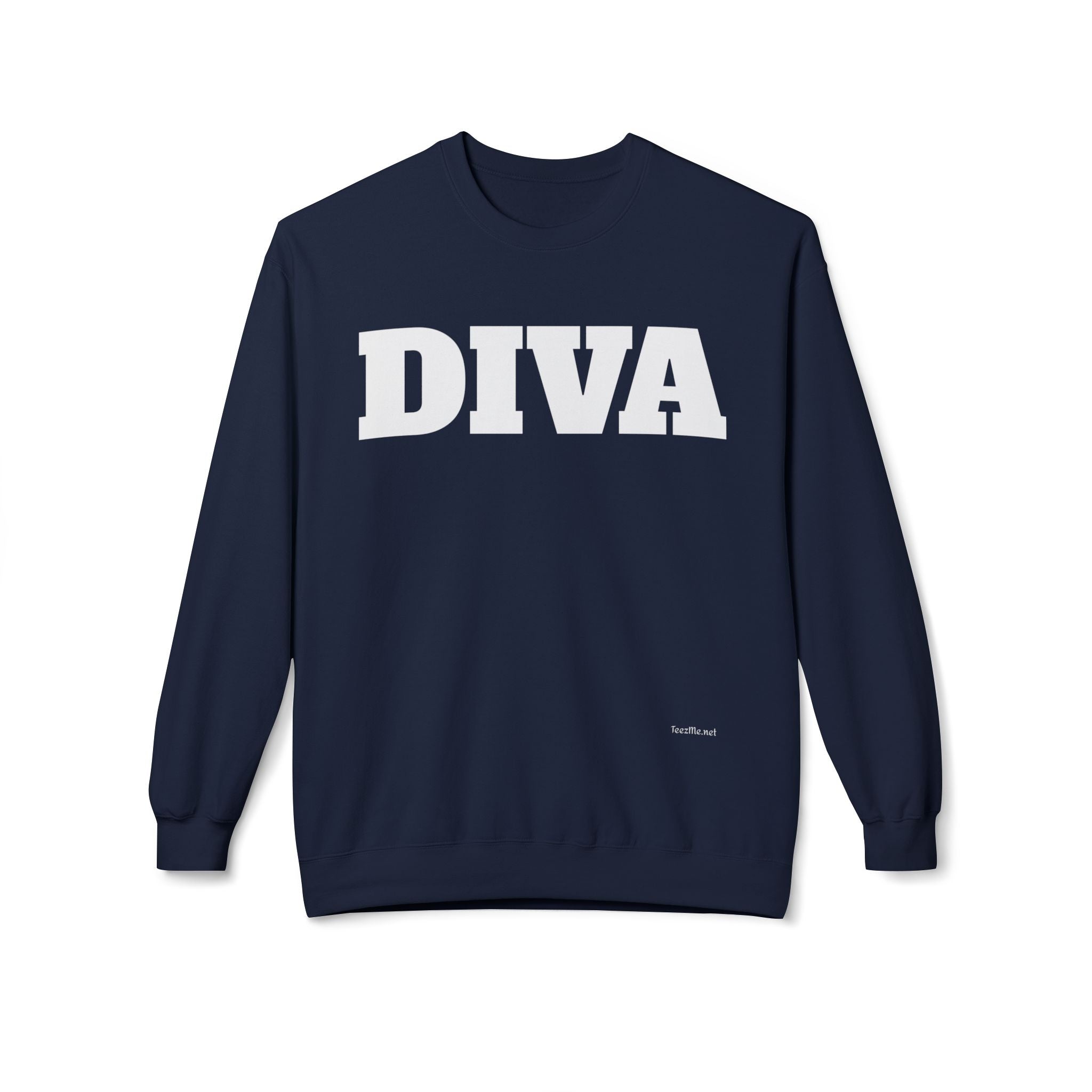 DIVA - Unisex Midweight Softstyle Fleece Crewneck Sweatshirt