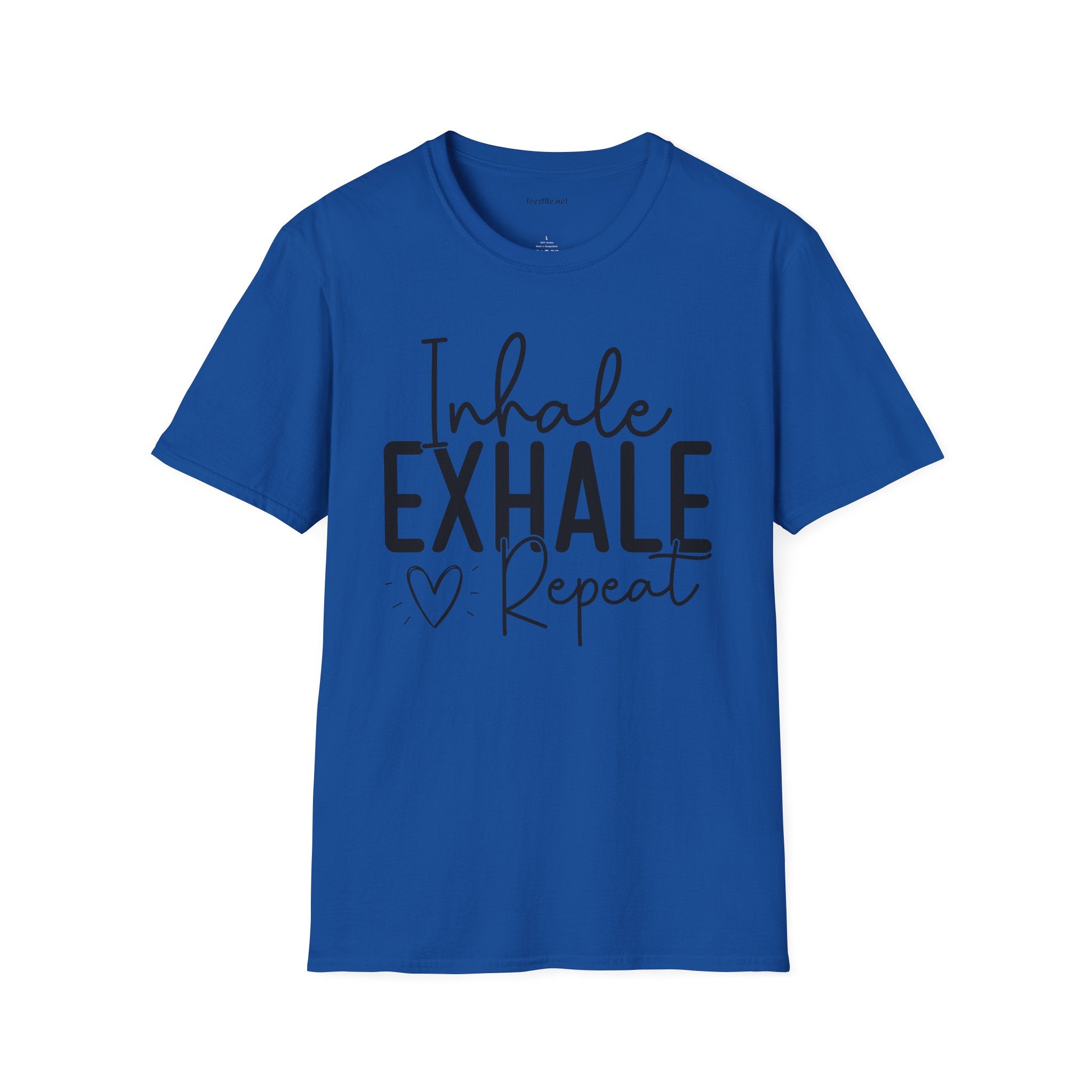 Inhale Exhale - Unisex Softstyle T-Shirt 100% Cotton Graphic