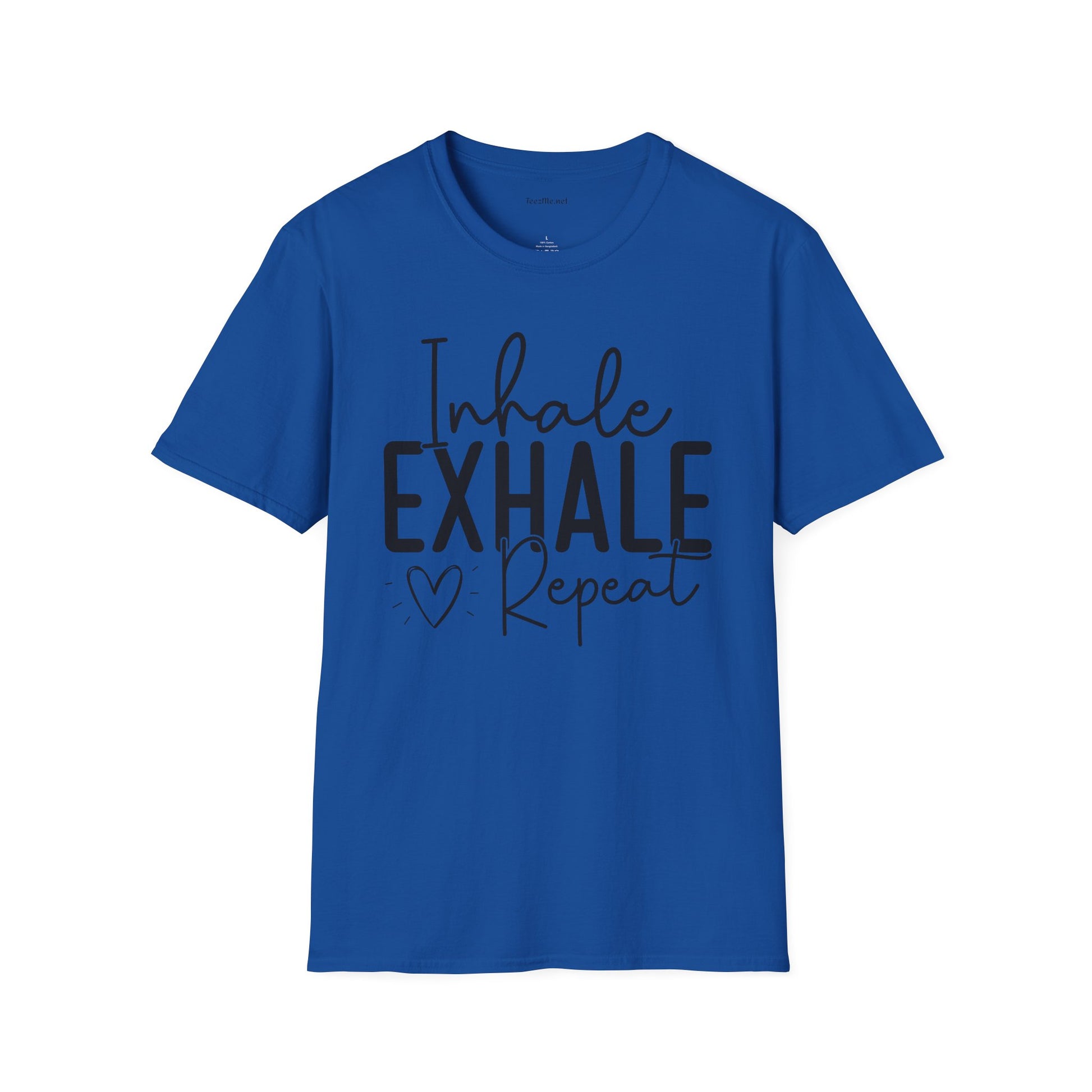 Inhale Exhale - Unisex Softstyle T-Shirt 100% Cotton Graphic