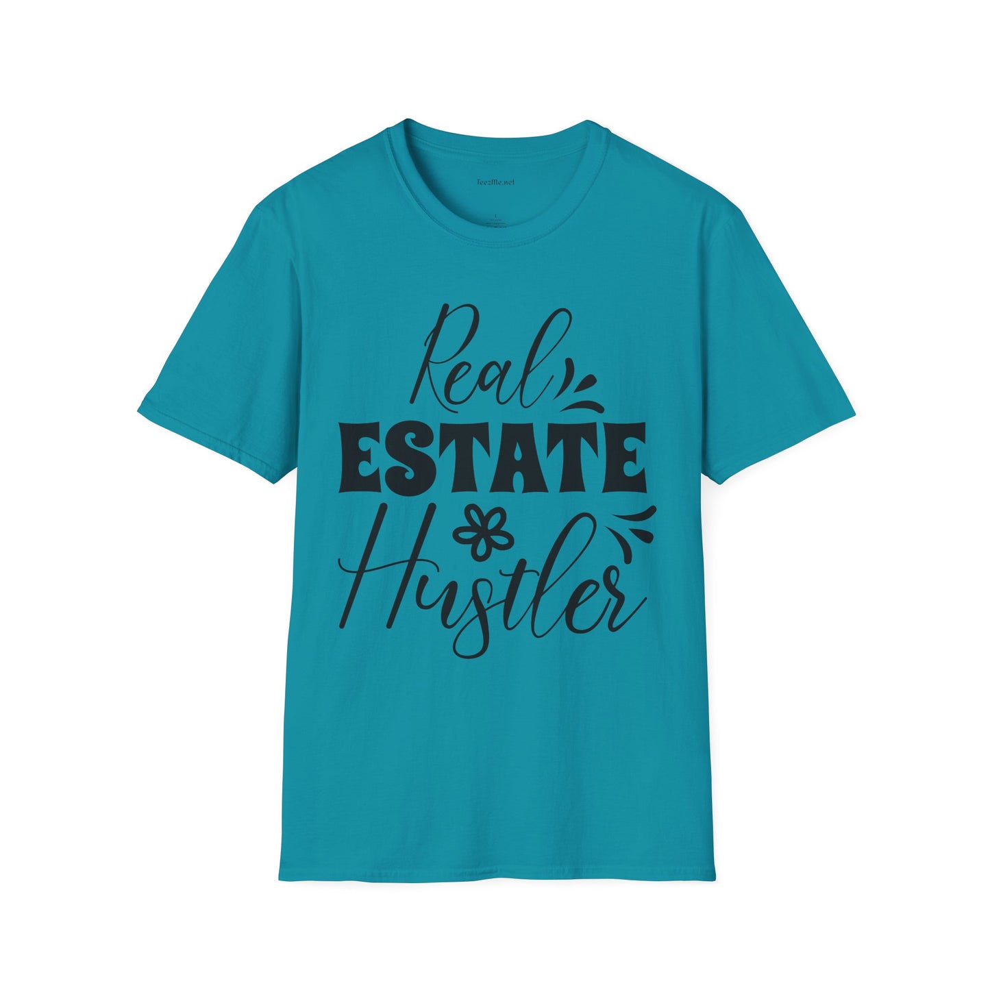 Real Estate Hustler Unisex Soft Style T-Shirt 100% Cotton Graphic