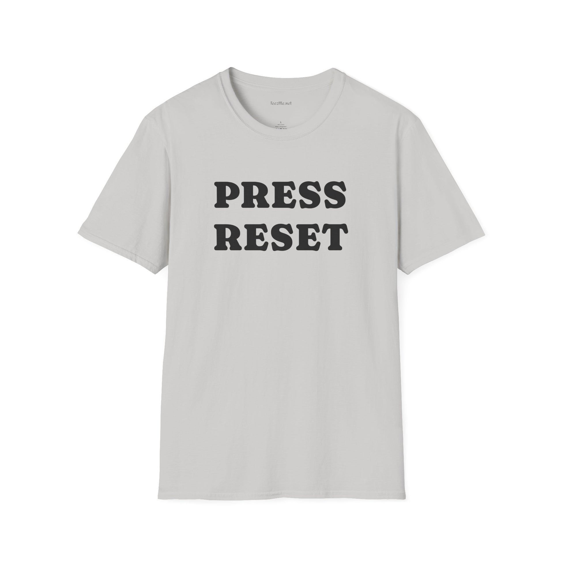 Press Reset - Unisex Softstyle T-Shirt 100% Cotton Graphic