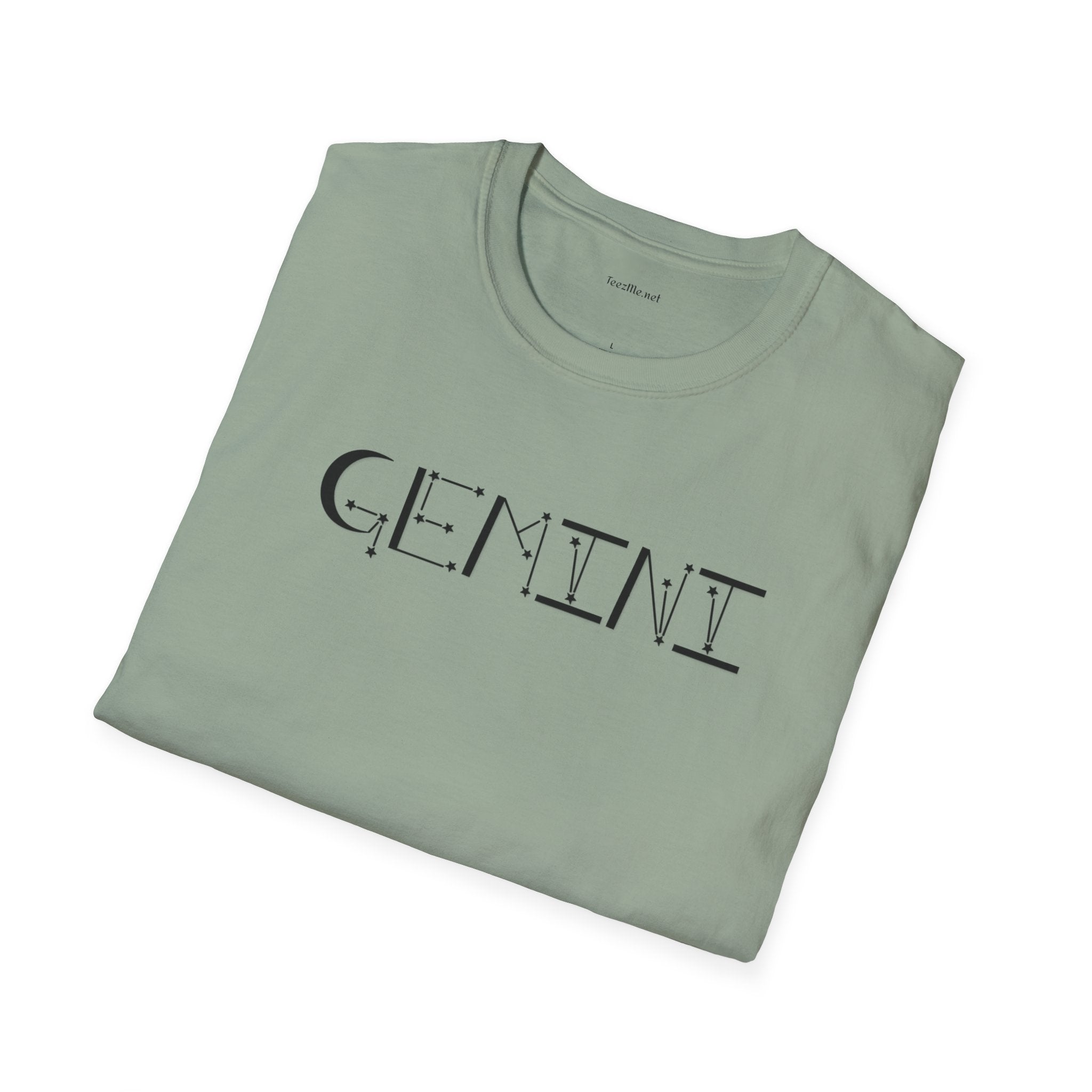 Gemini Zodiac - Unisex Softstyle T-Shirt 100% Cotton Graphic