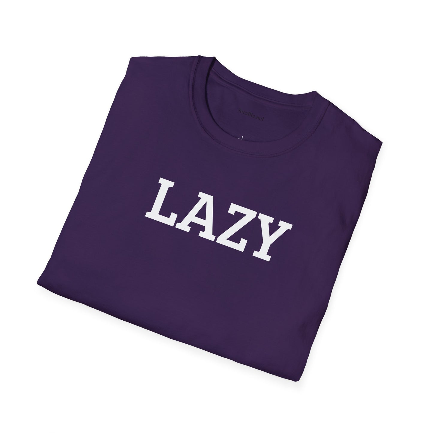 LAZY - Unisex Softstyle T-Shirt 100% Cotton Graphic