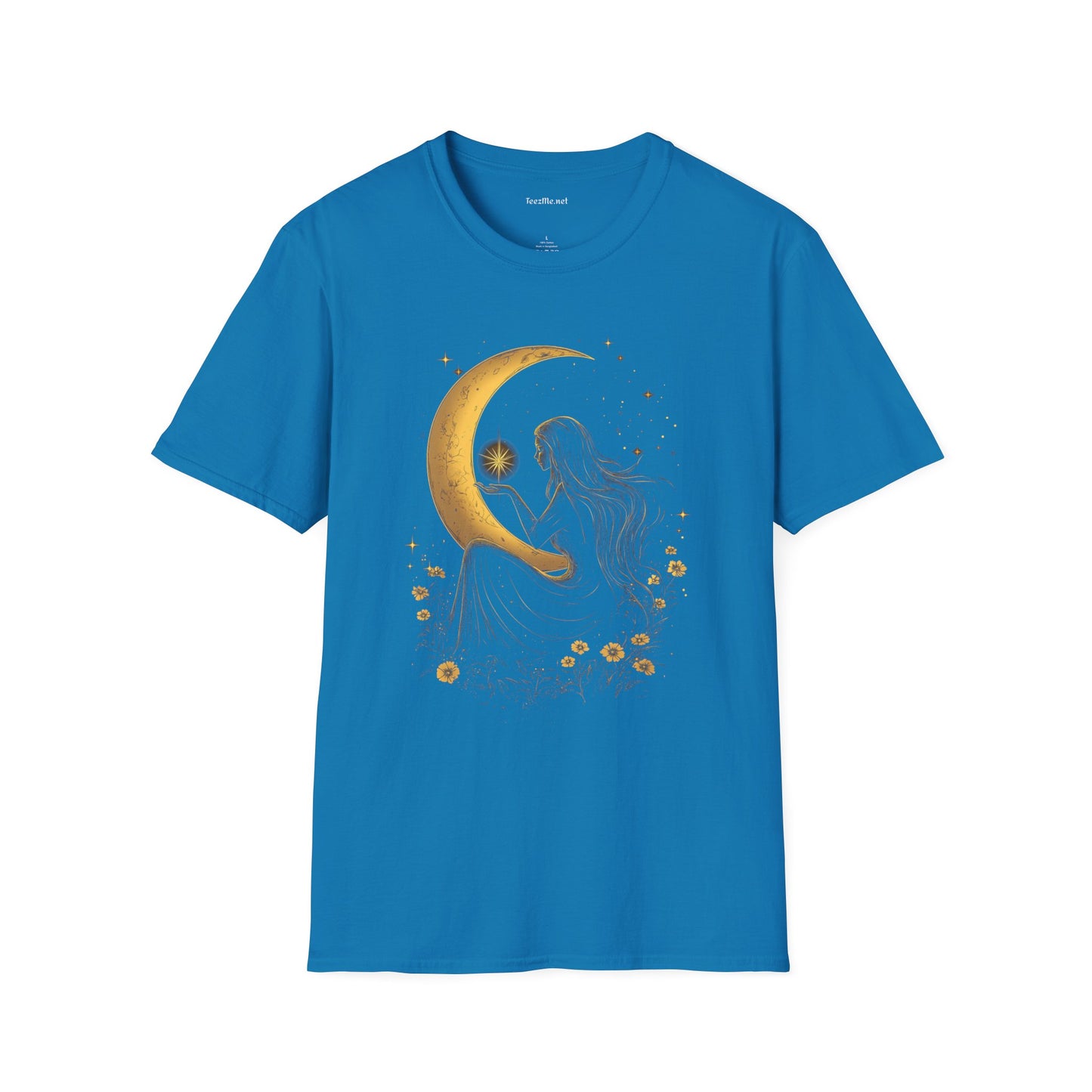 Moon Goddess - Unisex Softstyle T-Shirt 100% Cotton Graphic