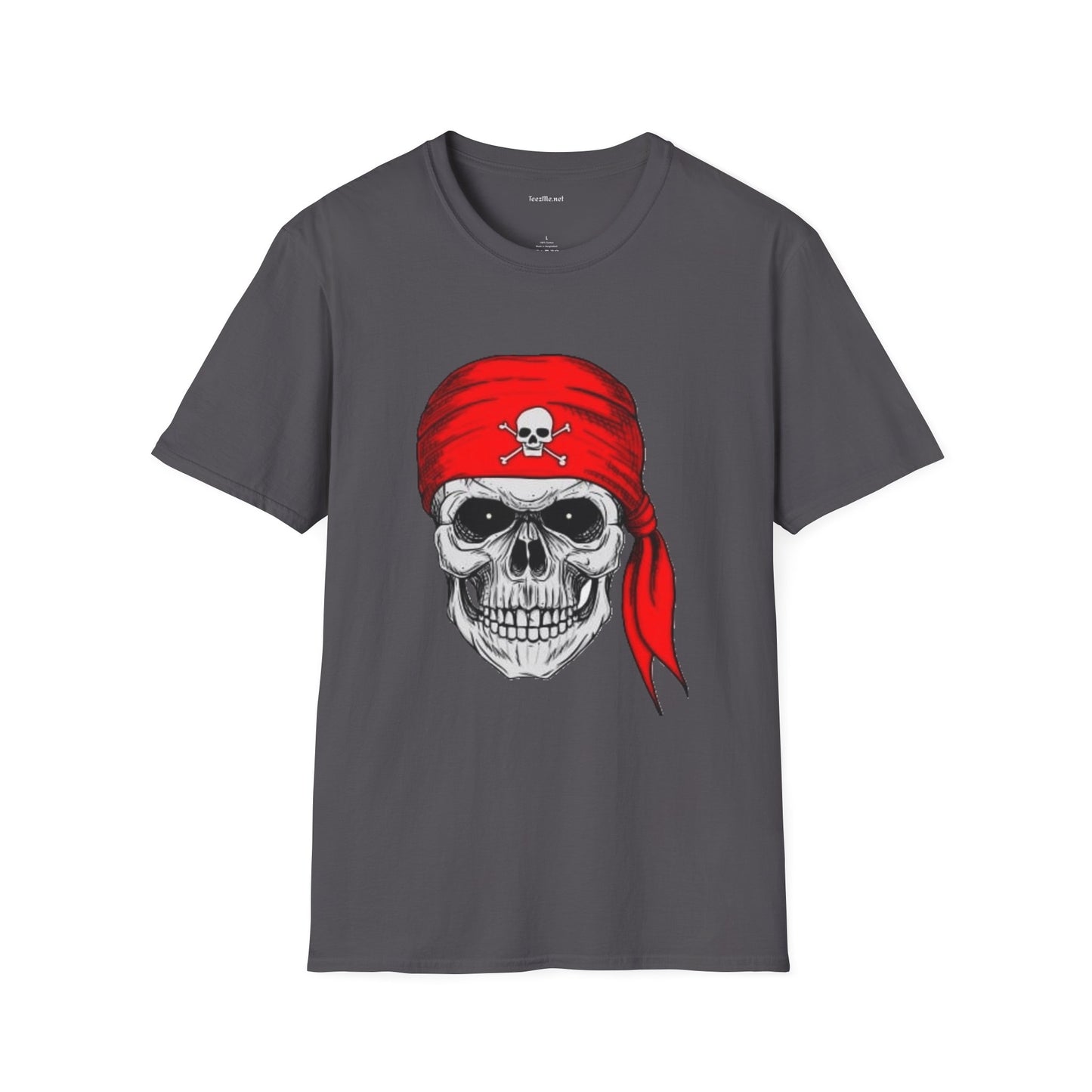 Pirate- Unisex Softstyle T-Shirt 100% Cotton Graphic