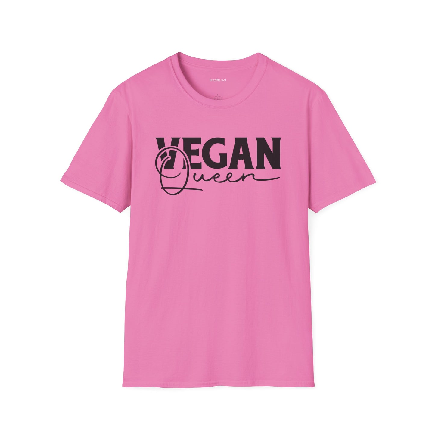 Vegan Queen Unisex Softstyle T-Shirt 100% Cotton Graphic