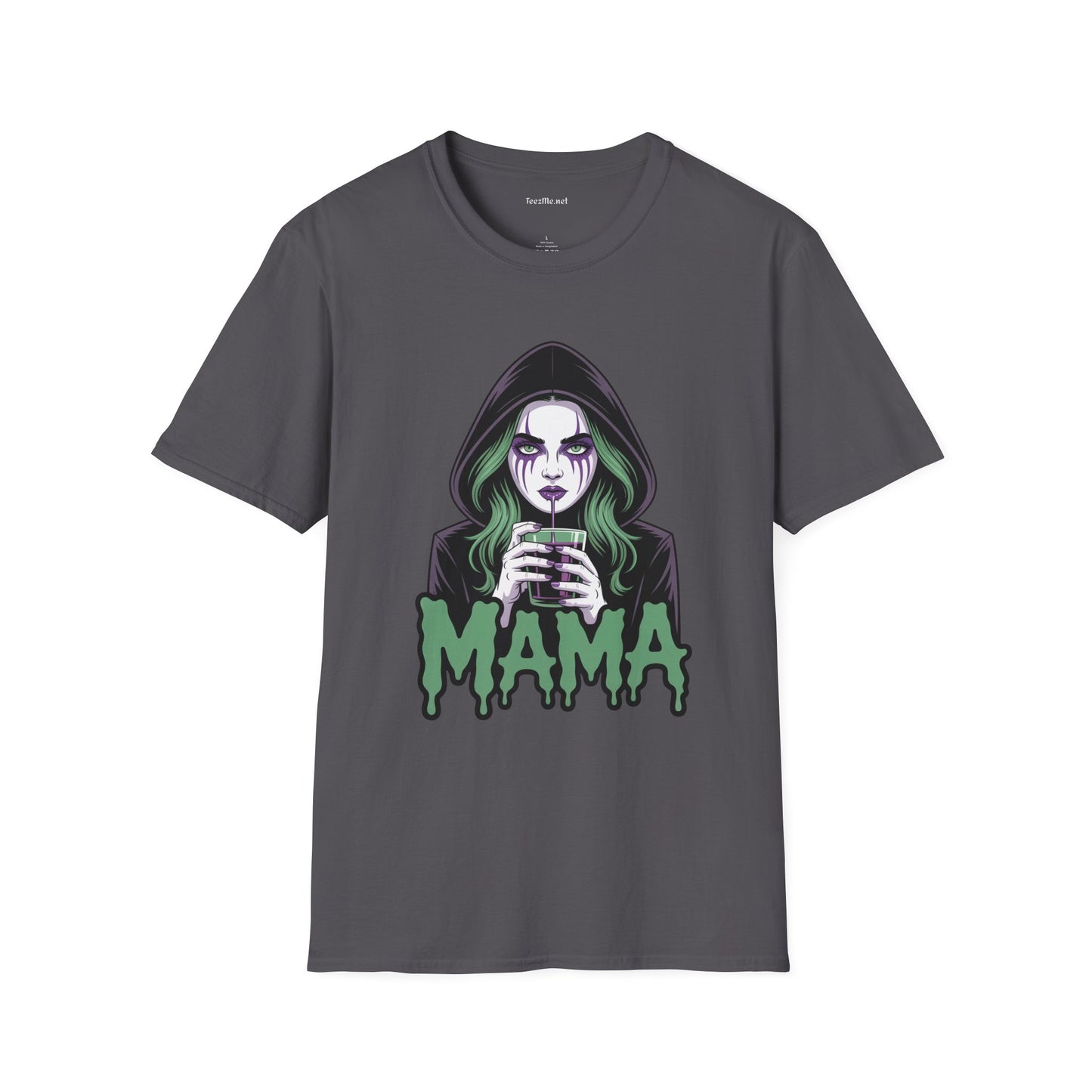 Cute Horror Mama Unisex Soft Style T-Shirt 100% Cotton Graphic
