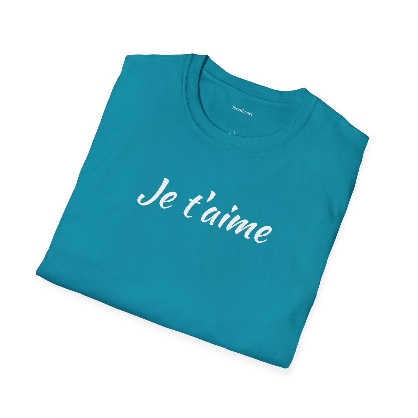 Je t'aime - Unisex Softstyle T-Shirt 100% Cotton Graphic