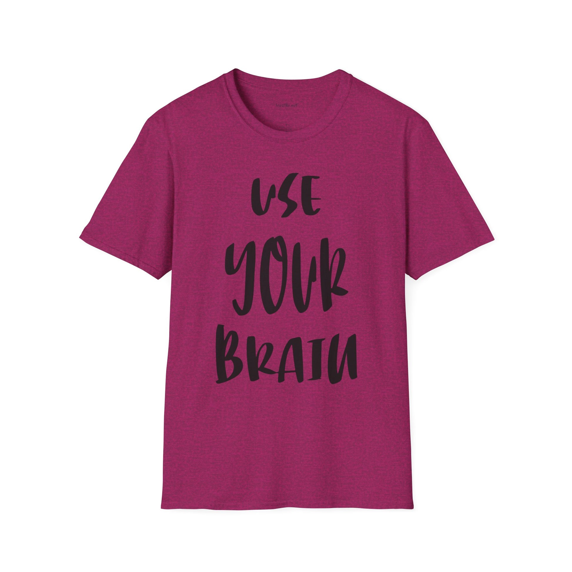 Use Your Brain Unisex Soft Style T-Shirt 100% Cotton Graphic