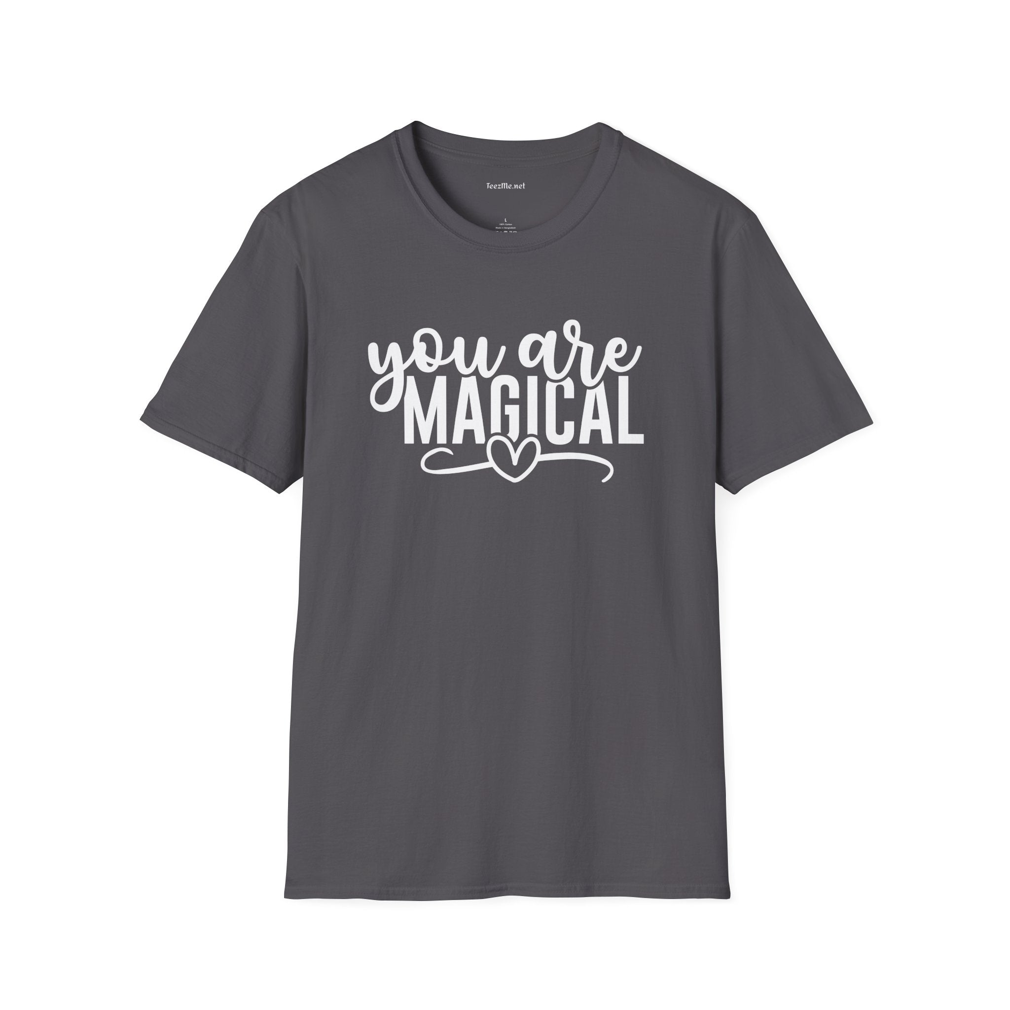 You are Magical (white text) Unisex Softstyle T-Shirt 100% Cotton Graphic