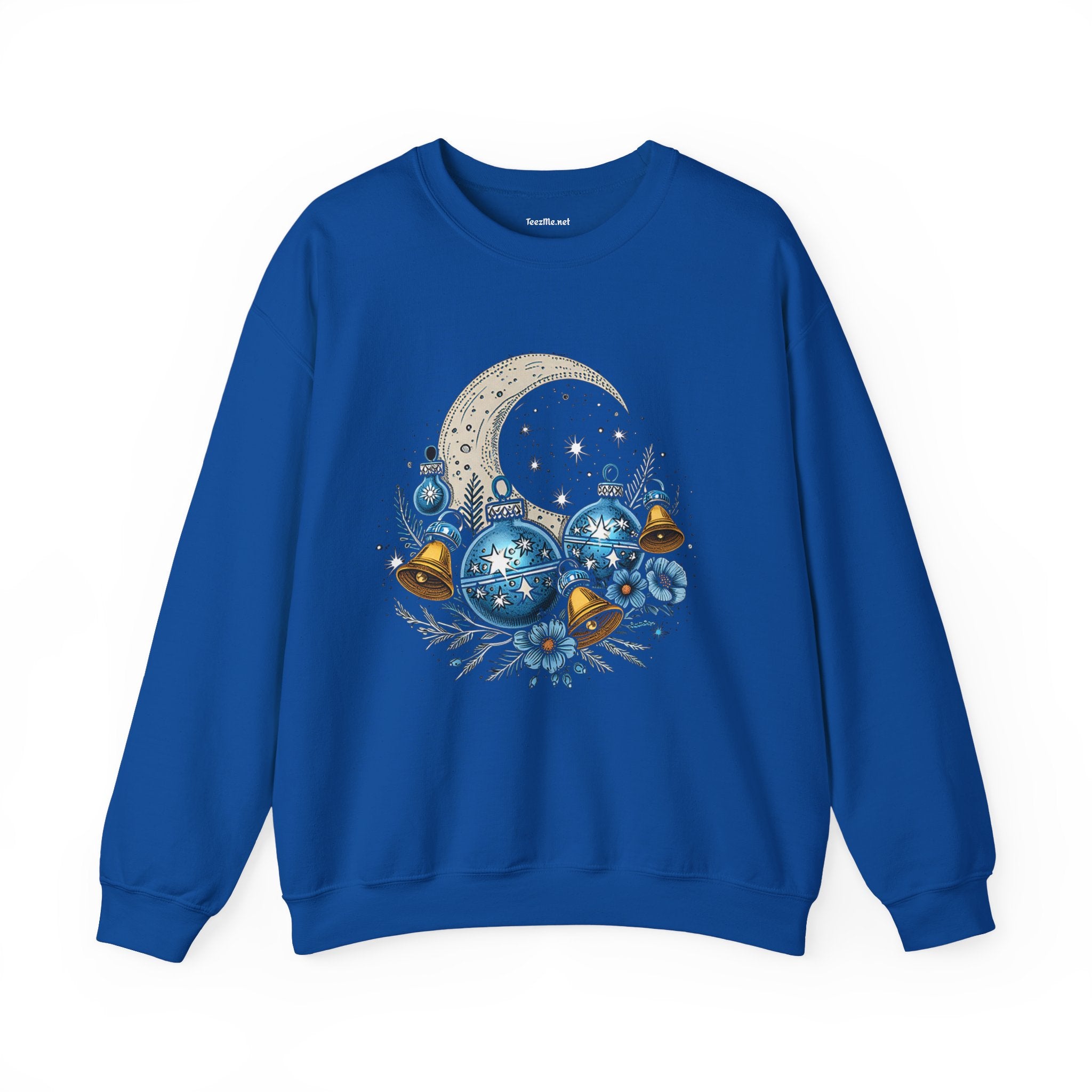 Moon with Ornaments 01 Unisex Heavy Blend™ Crewneck Sweatshirt