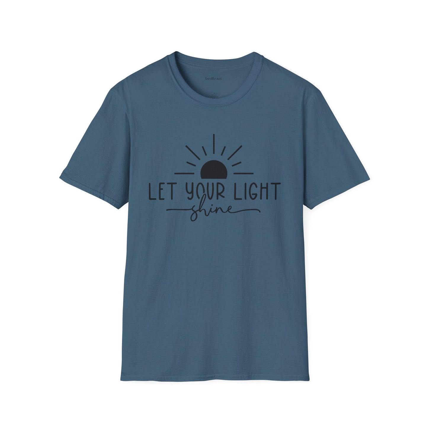 Let Your Light Shine Unisex SoftStyle T-Shirt 100% Cotton Graphic
