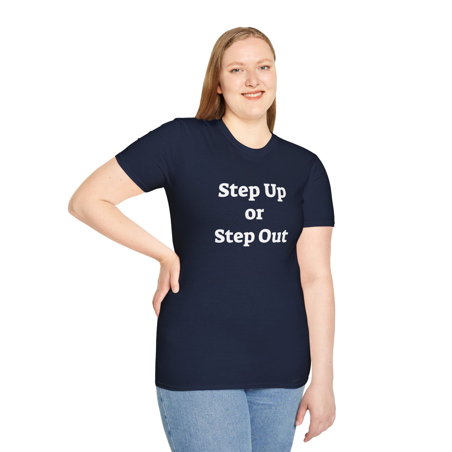 Step Up - Unisex Softstyle T-Shirt 100% Cotton Graphic