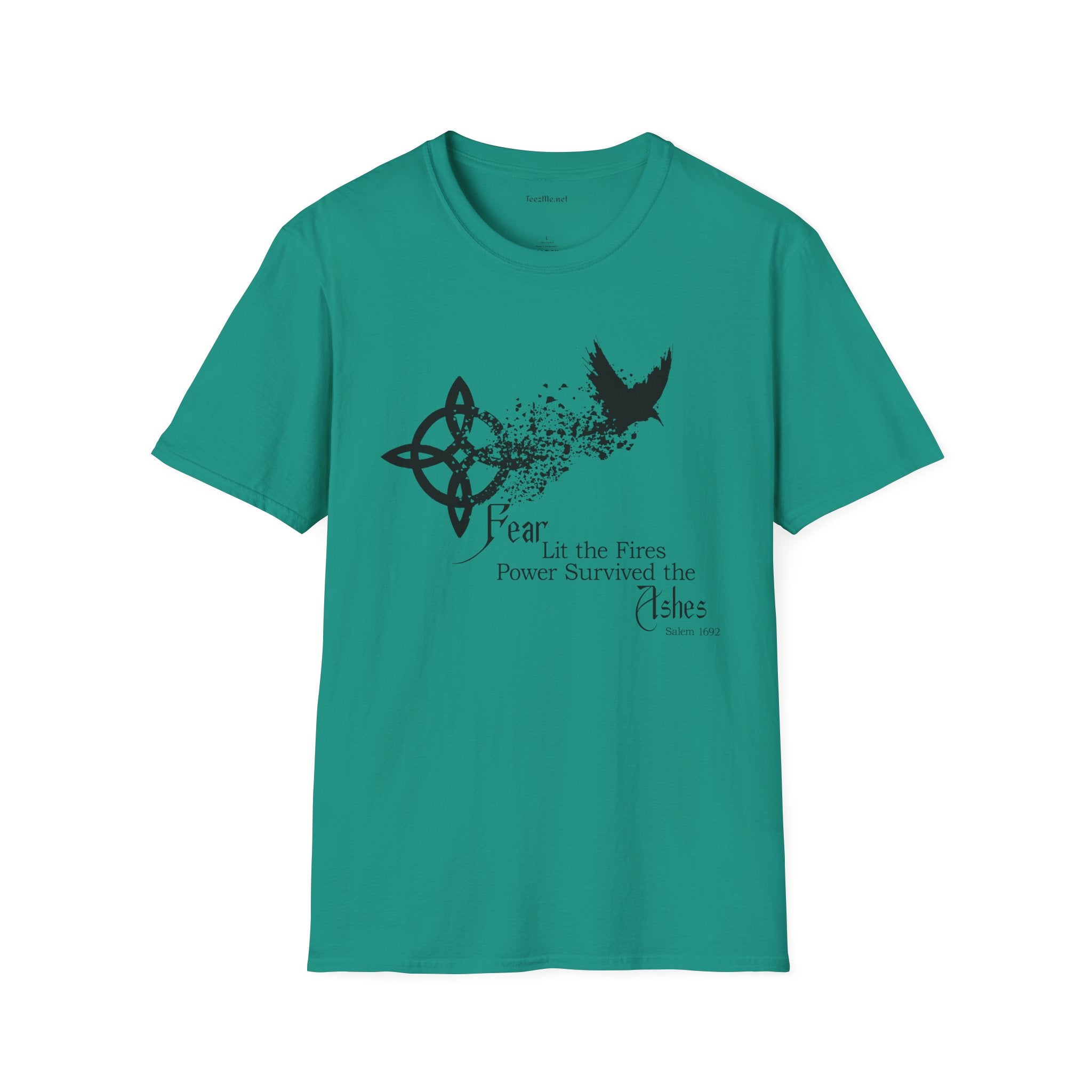 Fear Lit the Fires Unisex SoftStyle T-Shirt 100% Cotton Graphic
