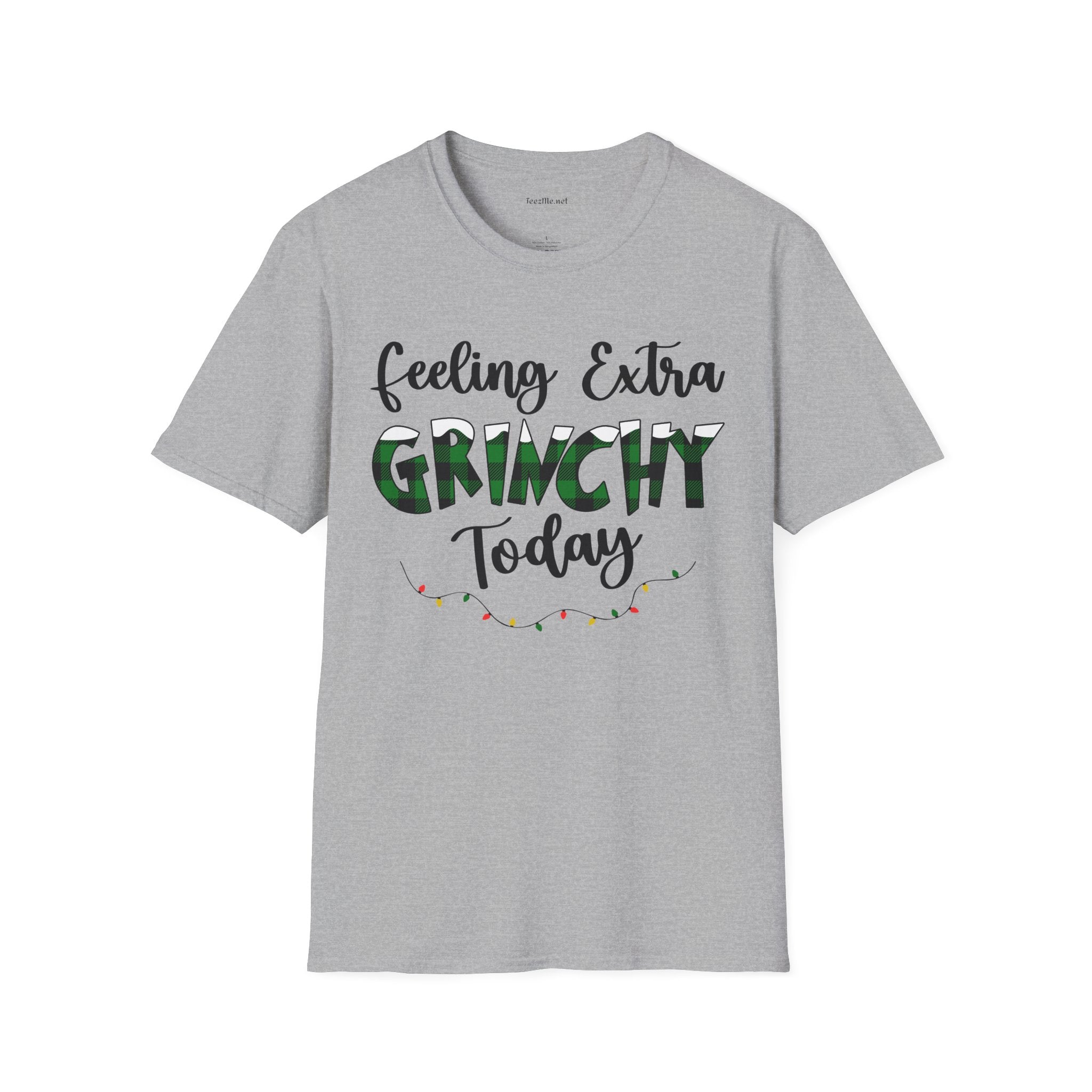Feeling Extra Grinchy 01 Unisex Softstyle T-Shirt 100% Cotton
