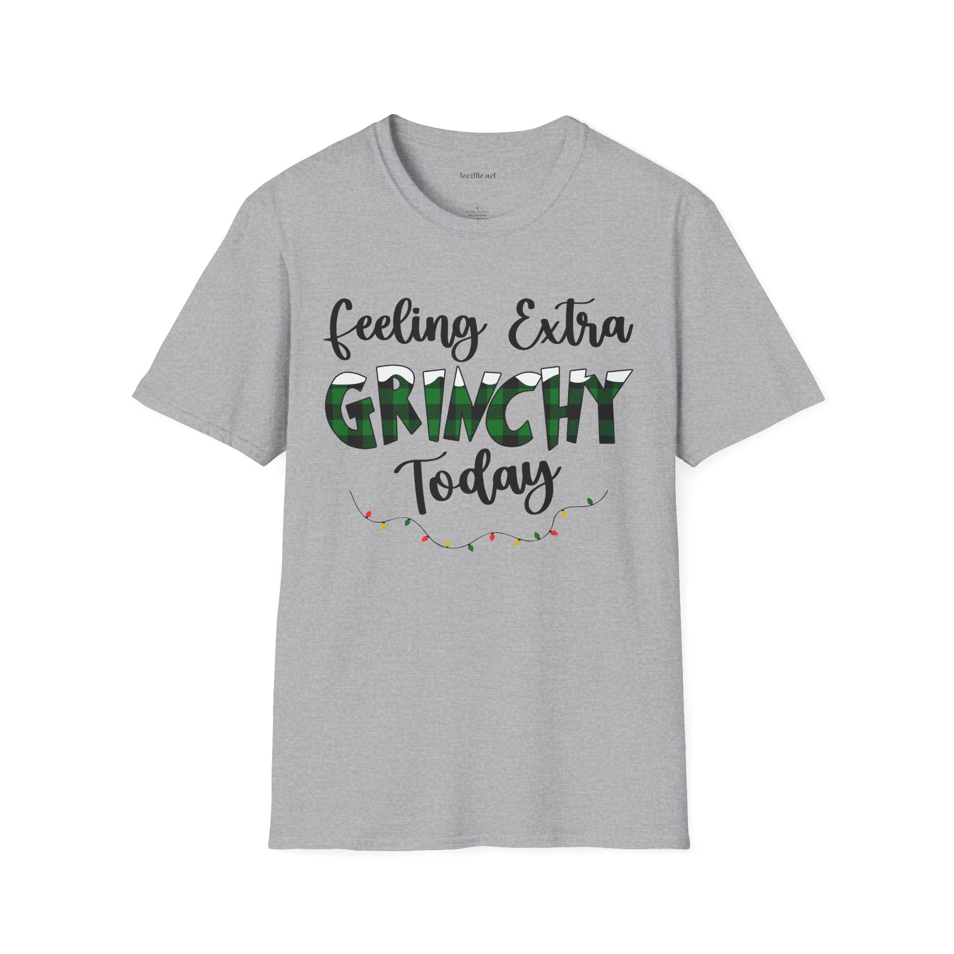 Feeling Extra Grinchy 01 Unisex Softstyle T-Shirt 100% Cotton